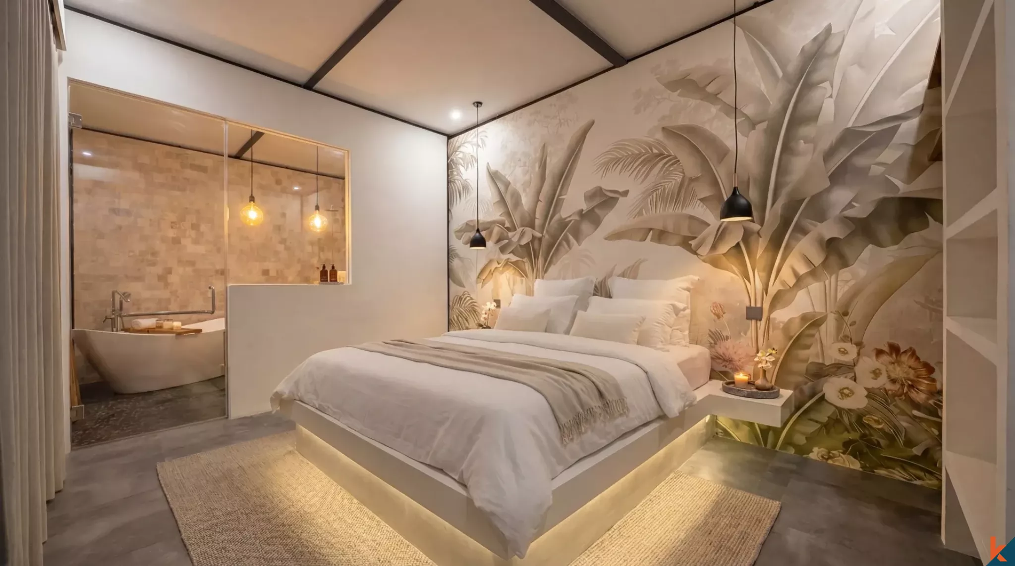 Properti Baru Hak Milik Tiga Kamar Tidur Bergaya Modern di Ungasan