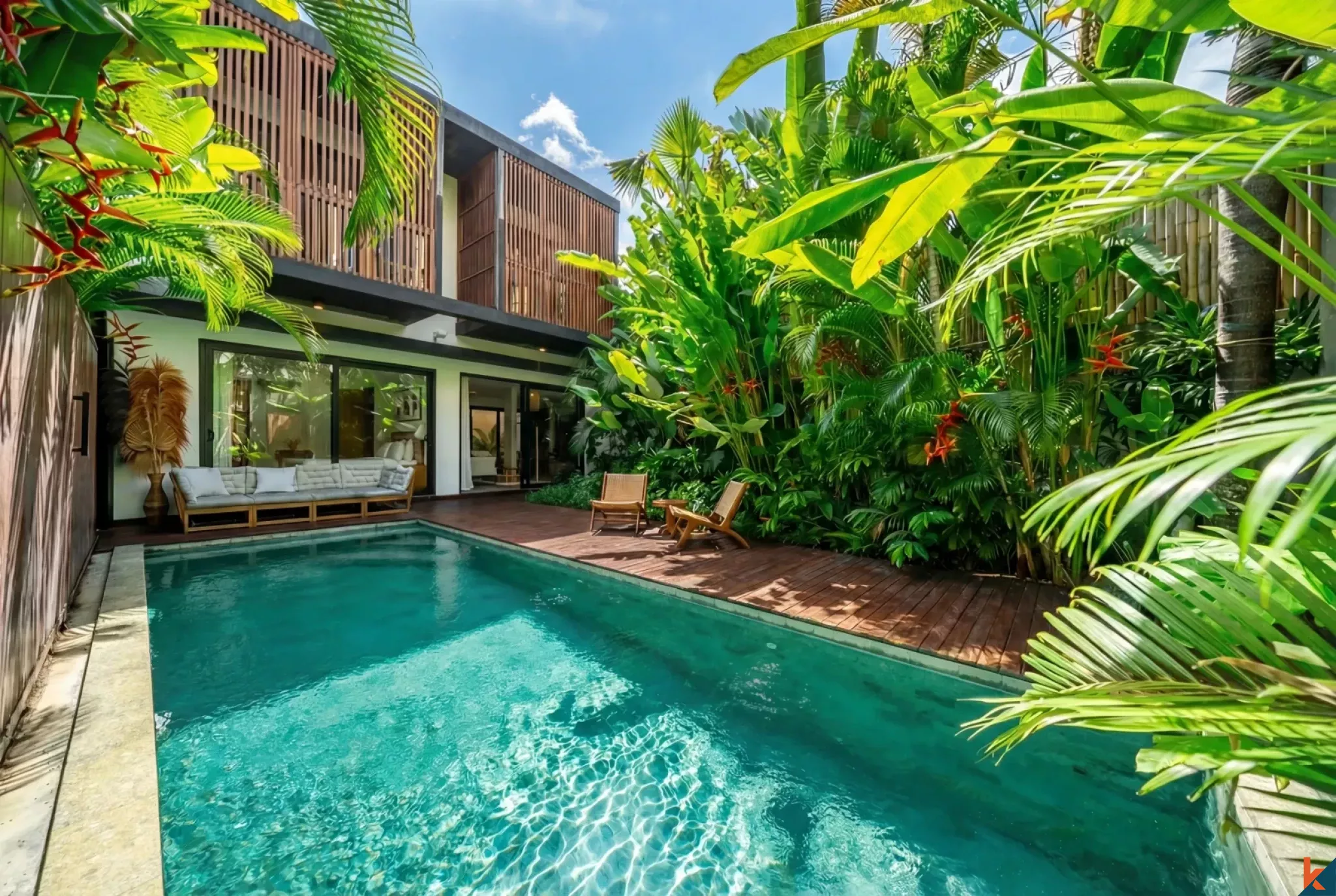 Modern Three Bedroom Leasehold Villa Near the Beach in Canggu