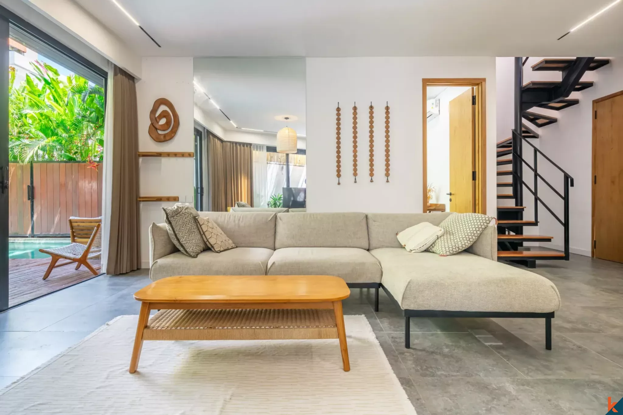 Modern Three Bedroom Leasehold Villa Near the Beach in Canggu