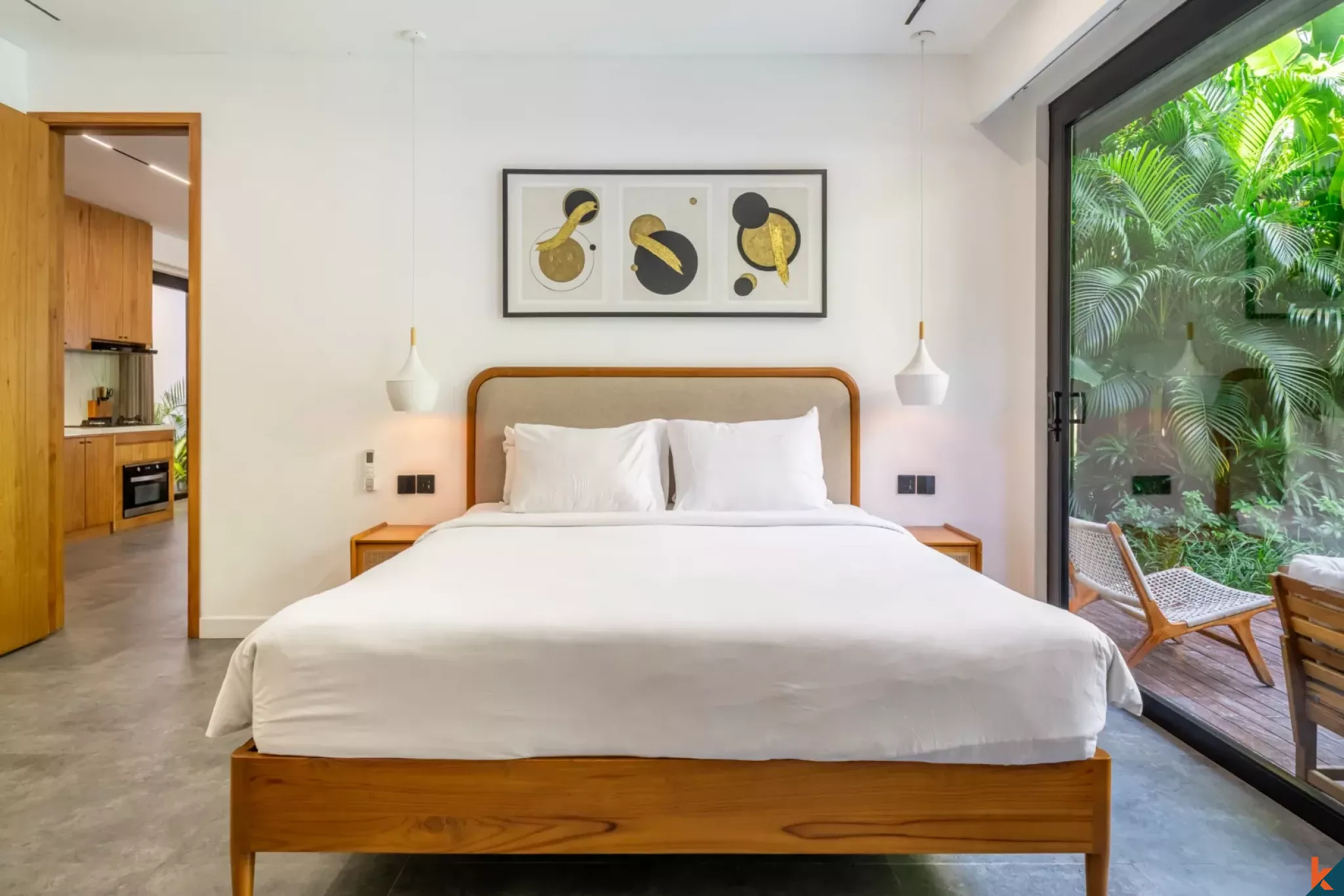 Modern Three Bedroom Leasehold Villa Near the Beach in Canggu