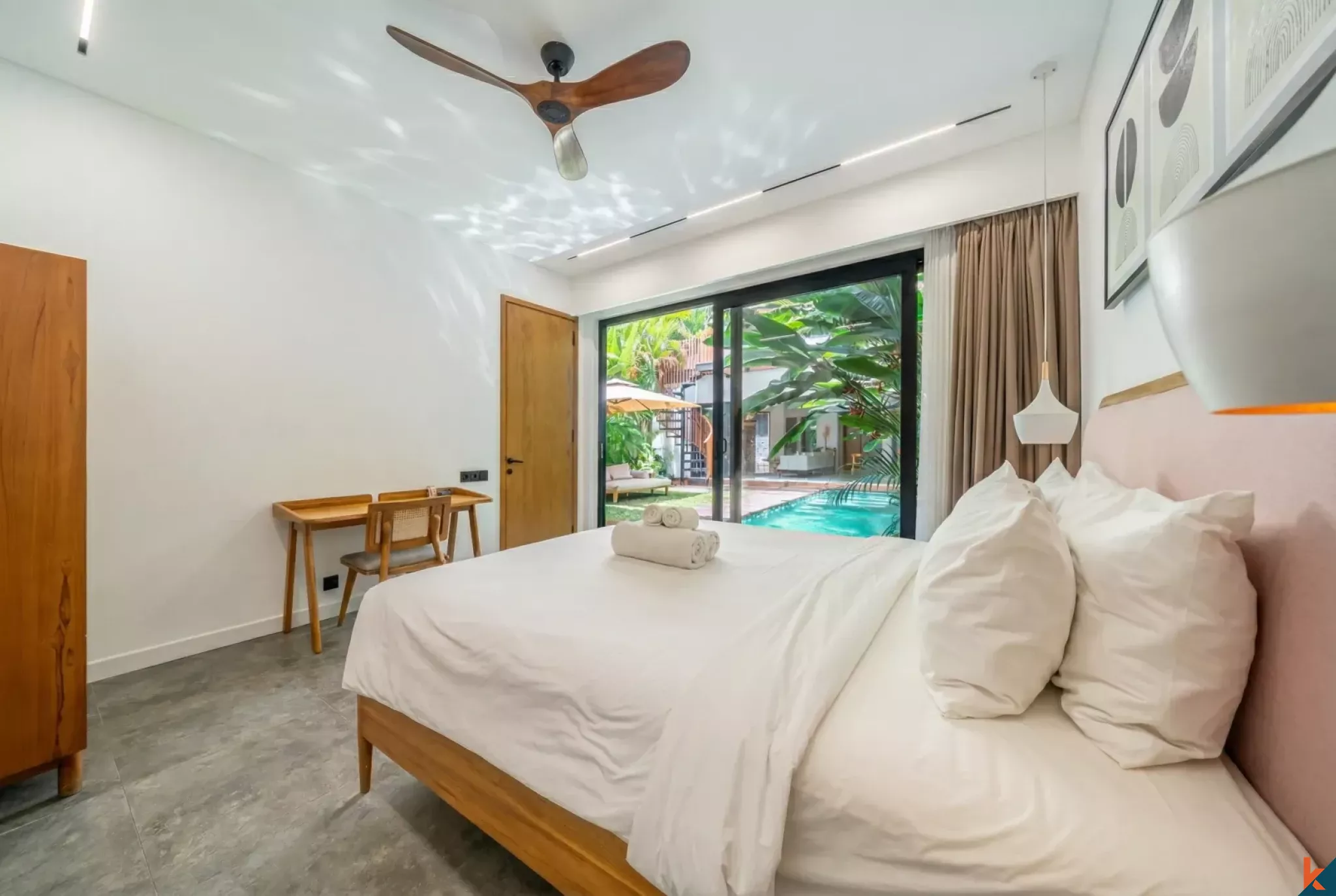 Modern Four Bedroom Leasehold Villa Near the Beach in Canggu