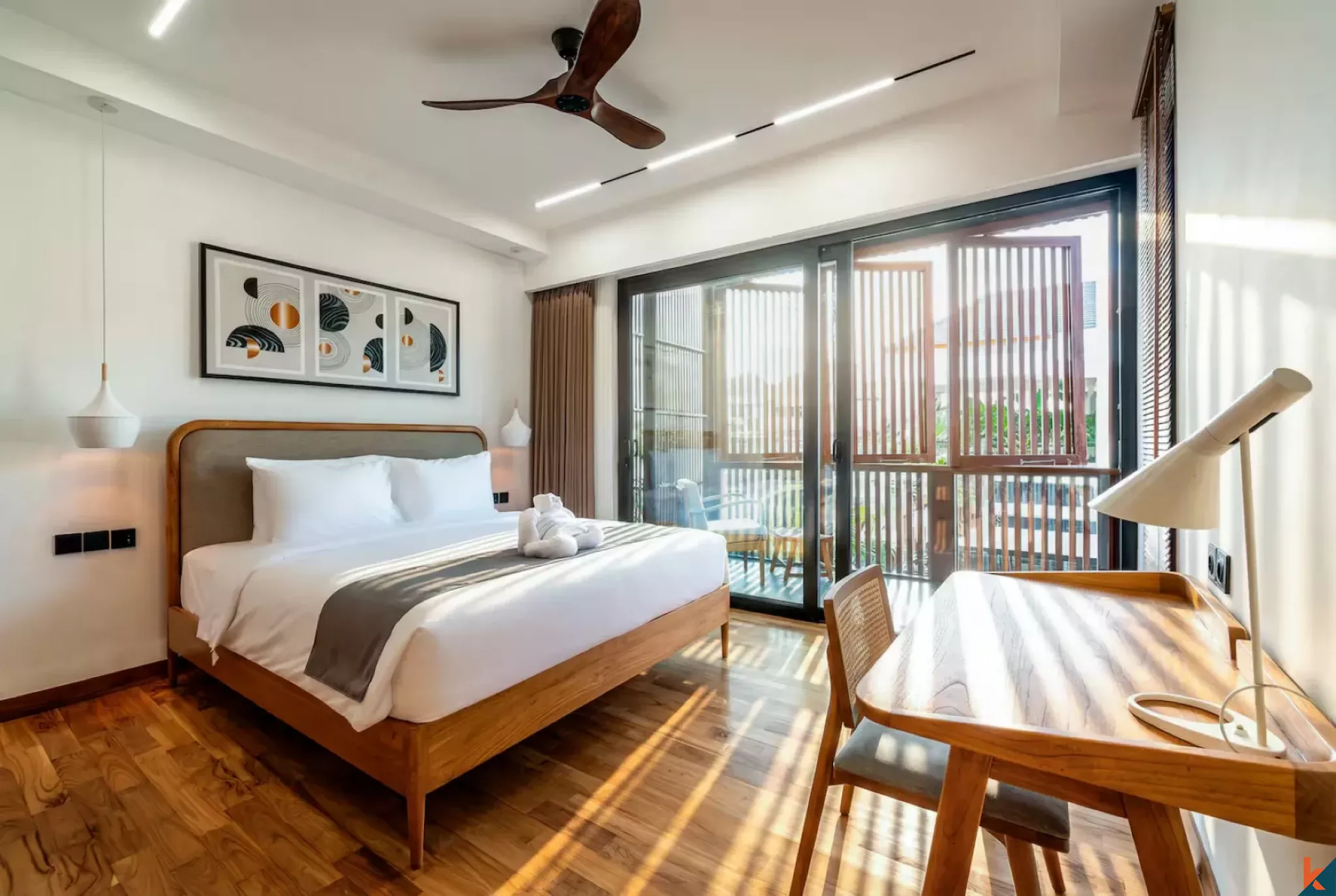 Modern Four Bedroom Leasehold Villa Near the Beach in Canggu