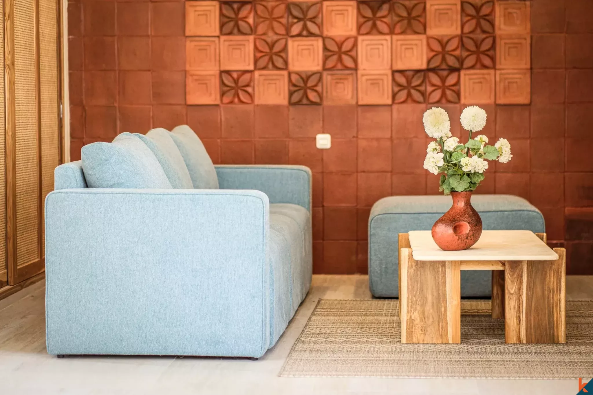 Villa moderne et confortable de deux chambres à louer à Kerobokan