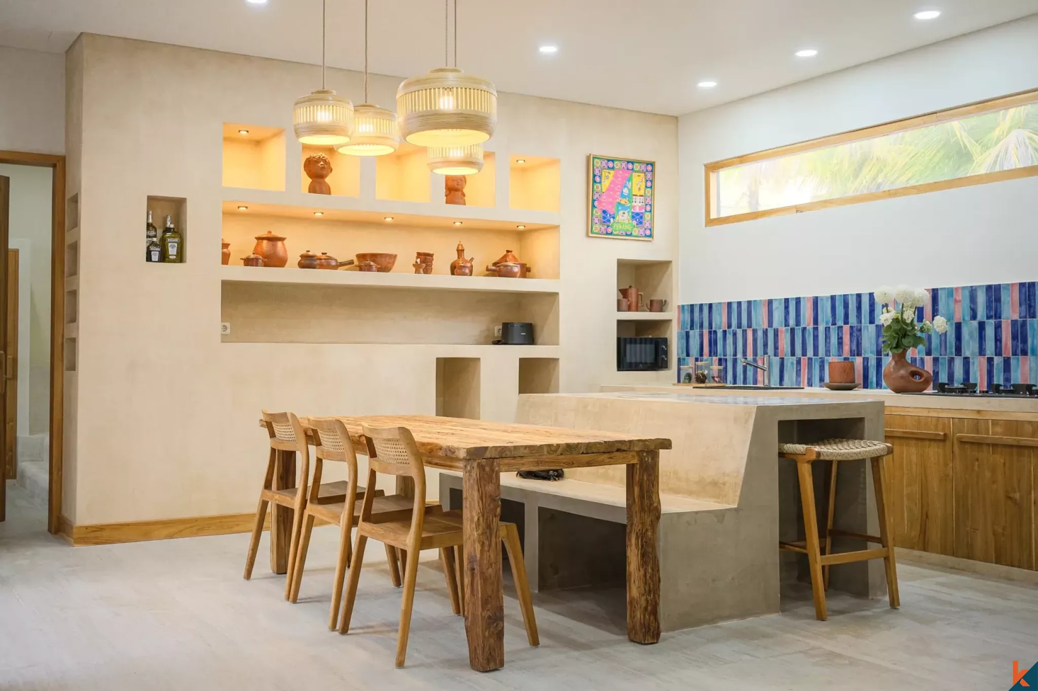 Villa moderne et confortable de deux chambres à louer à Kerobokan