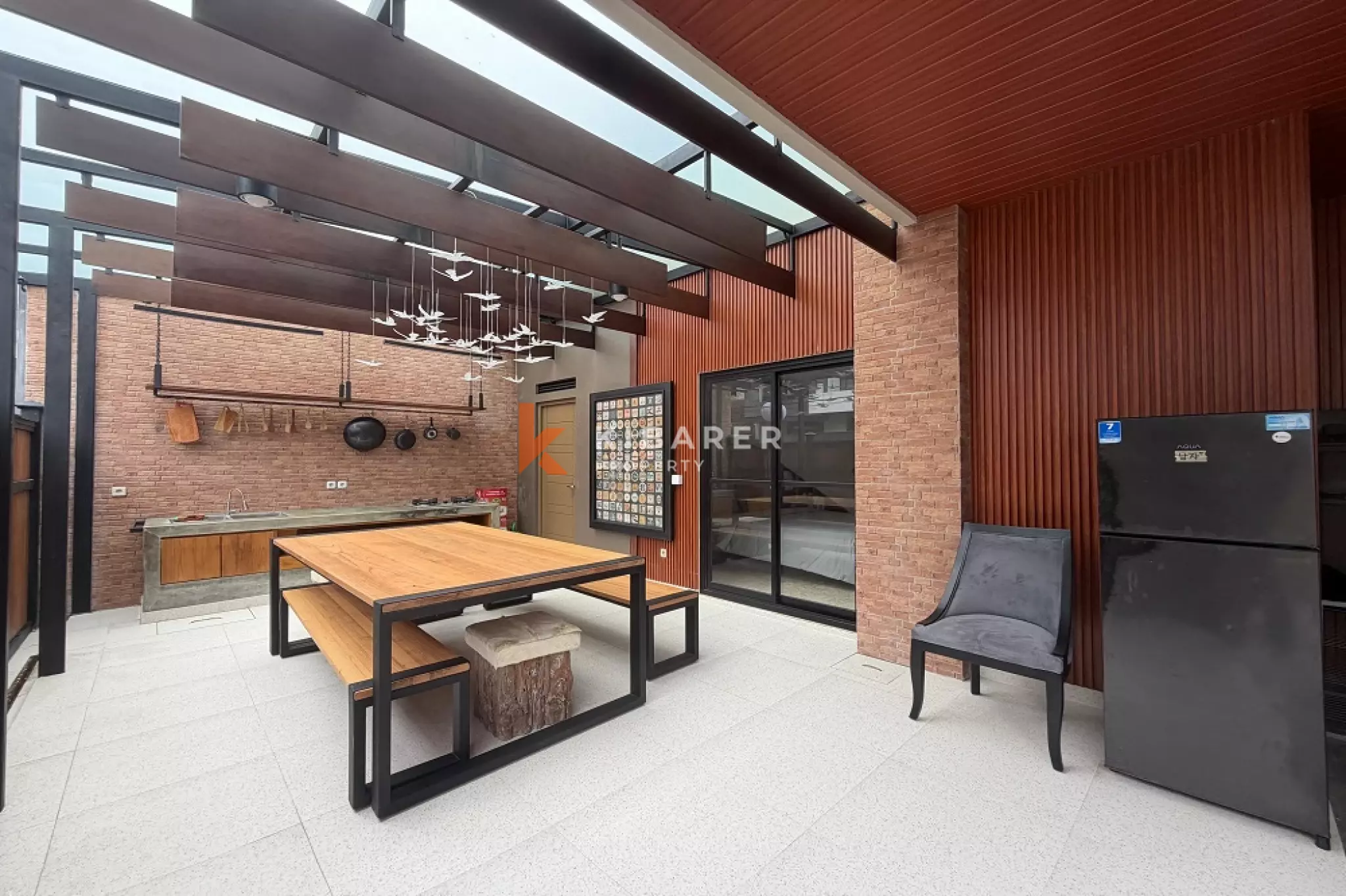 Multi-Level Four-Bedrooms Villa with Indoor Pool in Seminyak