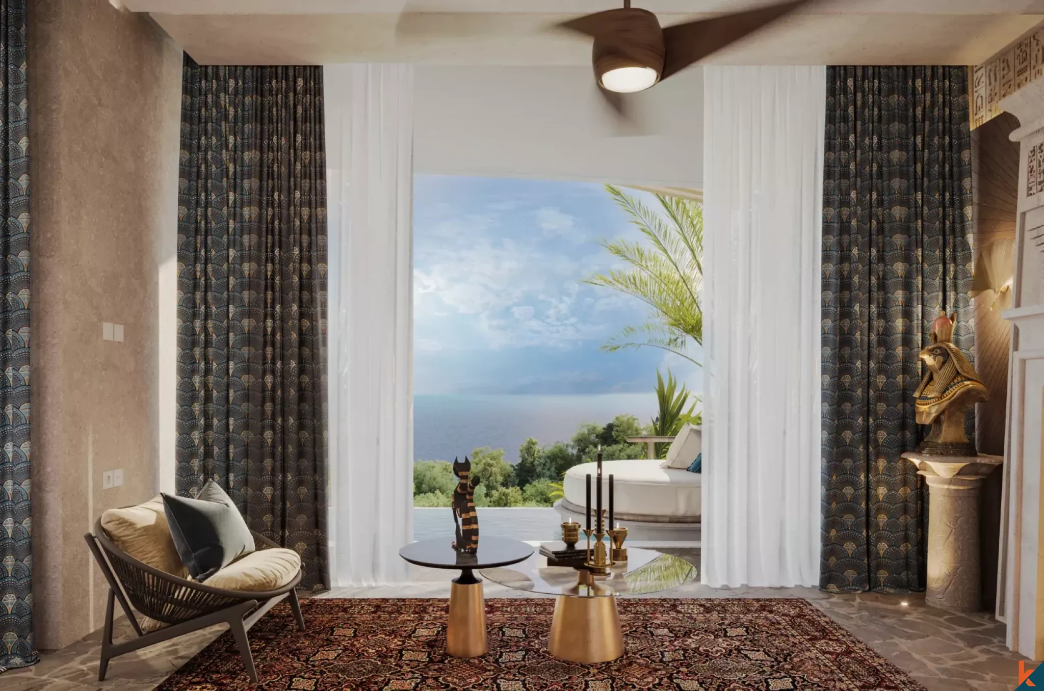 Upcoming One Bedroom Cliffside Villa for Lease with Unobstructed Ocean View in Uluwatu (Delivery June 2026)