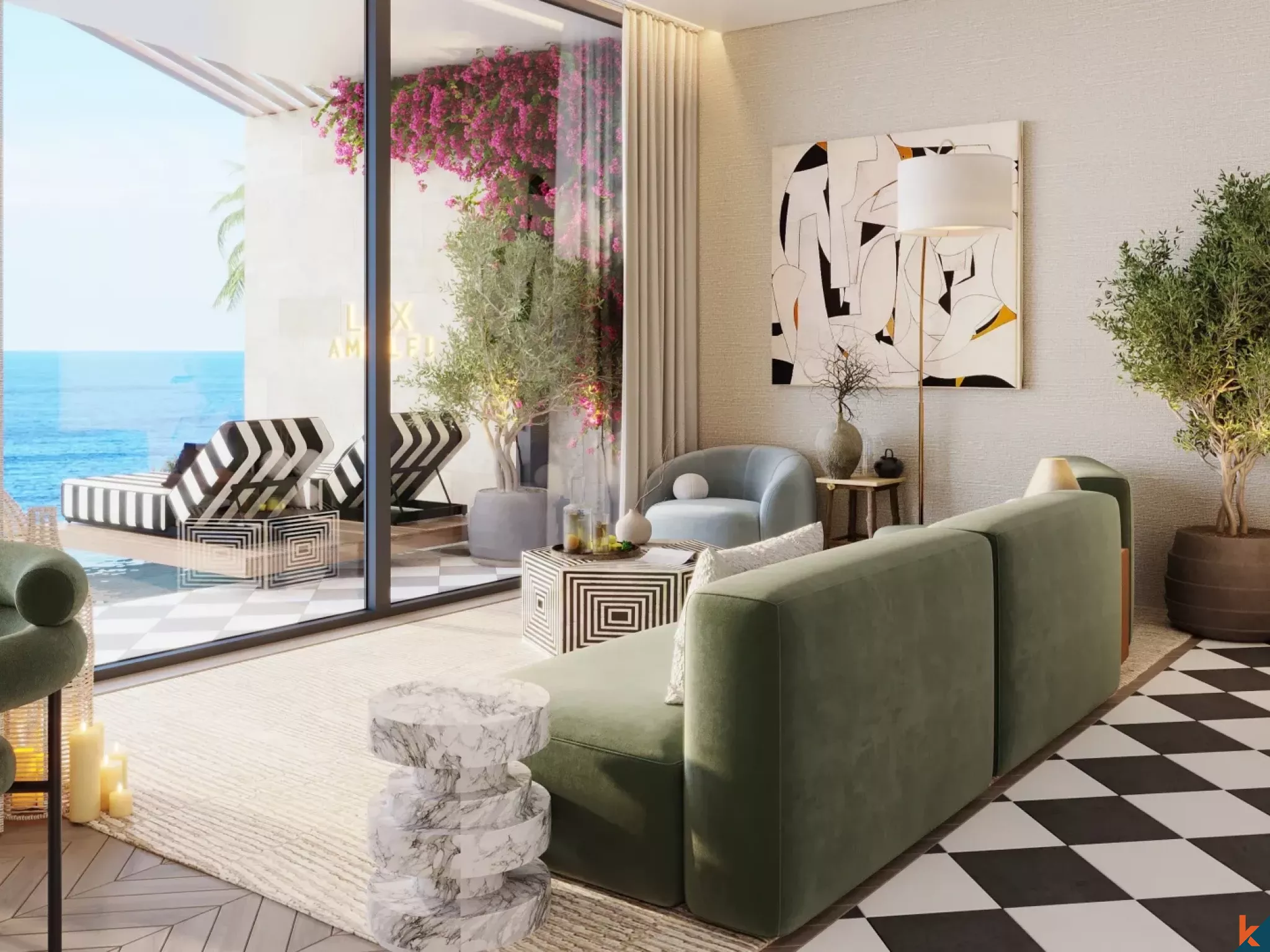 Upcoming One Bedroom Cliffside Villa for Lease with Unobstructed Ocean View in Uluwatu (Delivery June 2026)