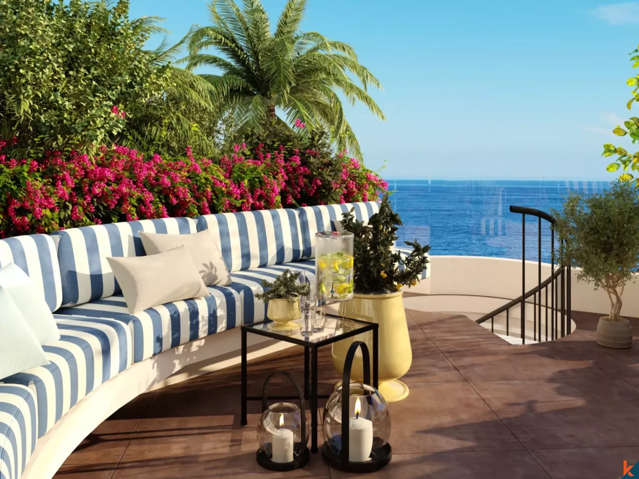 Upcoming One Bedroom Cliffside Villa for Lease with Unobstructed Ocean View in Uluwatu (Delivery June 2026)