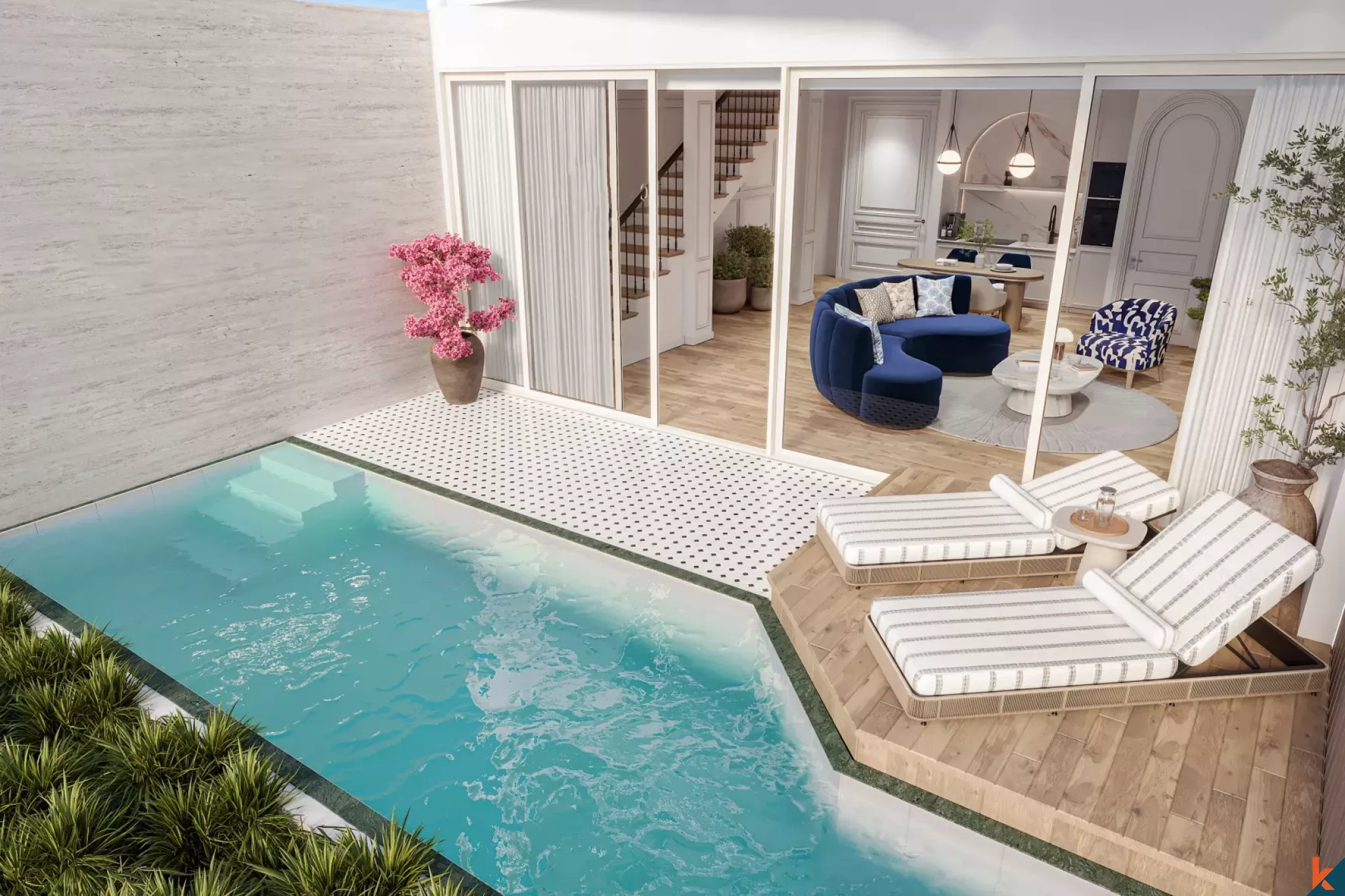 Upcoming One Bedroom Cliffside Villa for Lease with Unobstructed Ocean View in Uluwatu (Delivery June 2026)