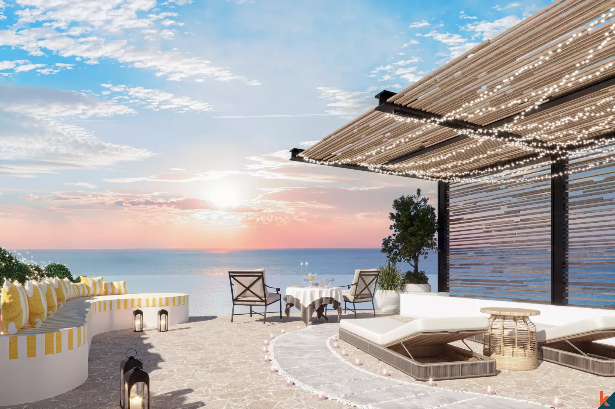 Upcoming One Bedroom Cliffside Villa for Lease with Unobstructed Ocean View in Uluwatu (Delivery June 2026)