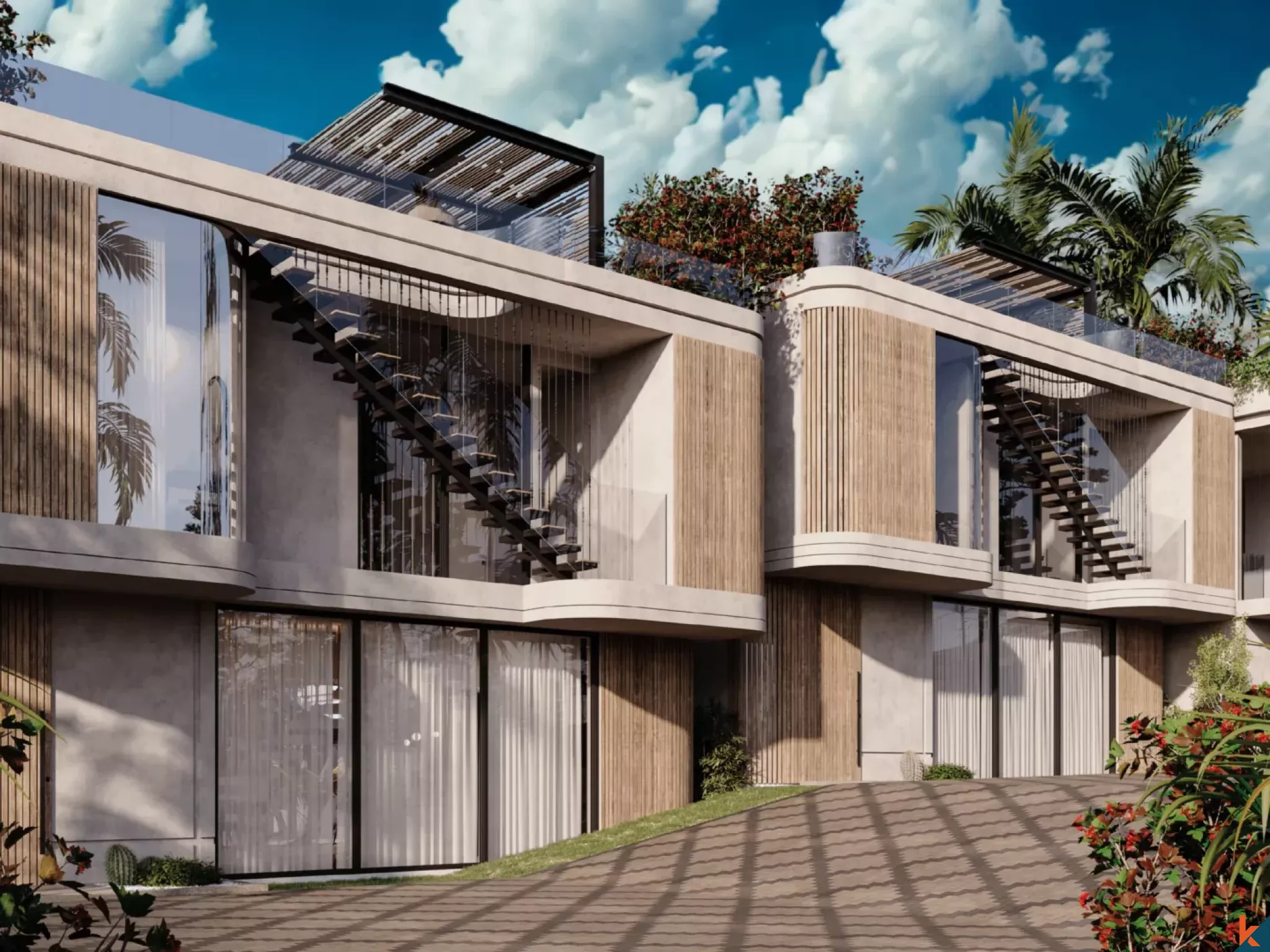 Two Bedroom Offplan Cliffside Villa for Lease with Unobstructed Ocean View in Uluwatu