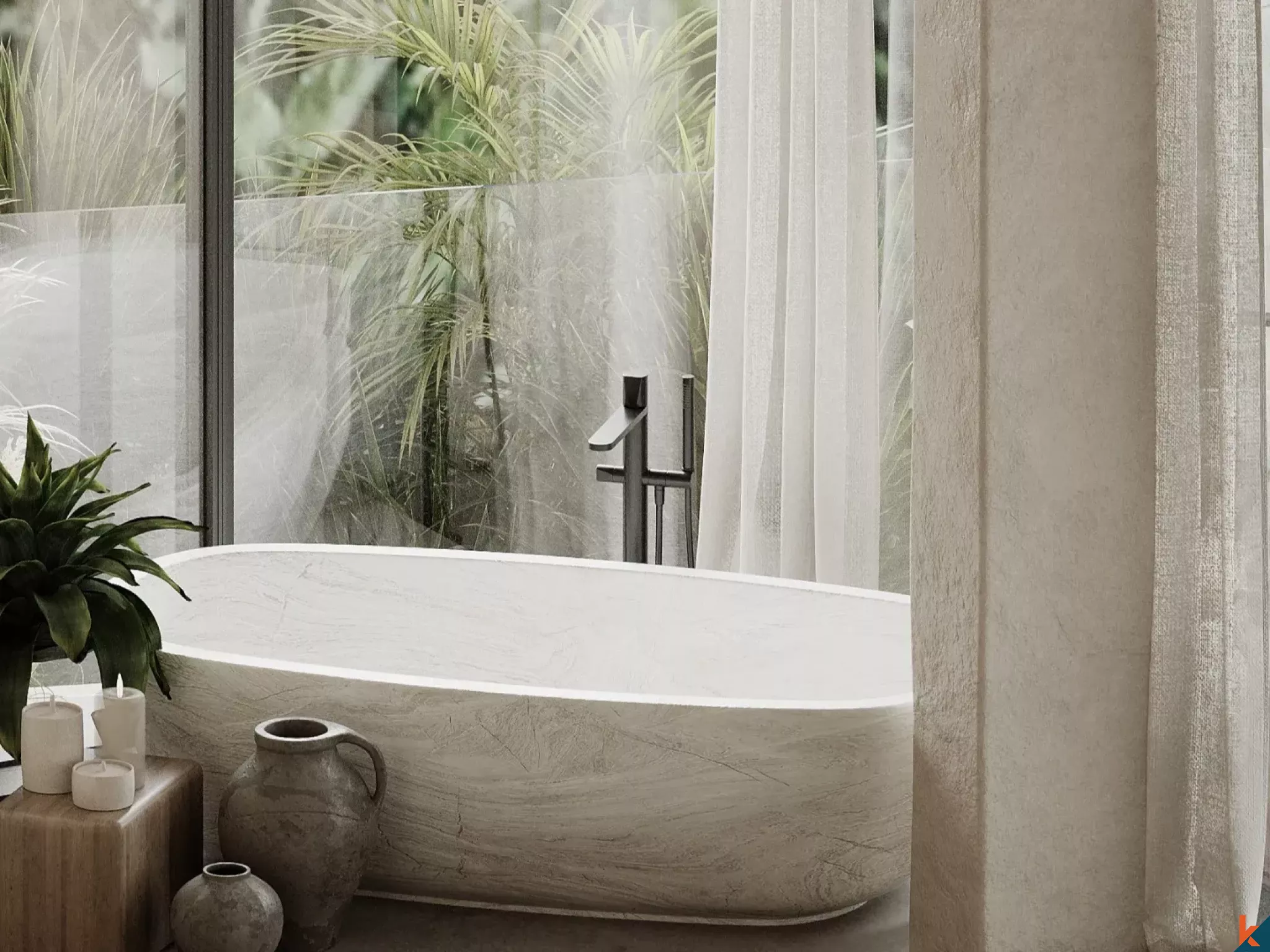 Two Bedroom Offplan Cliffside Villa for Lease with Unobstructed Ocean View in Uluwatu