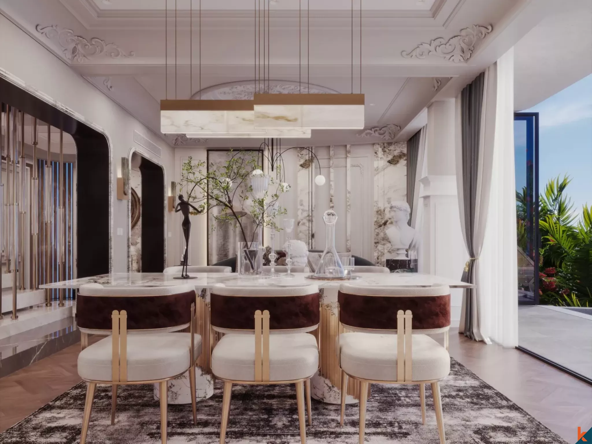 Two Bedroom Offplan Cliffside Villa for Lease with Unobstructed Ocean View in Uluwatu