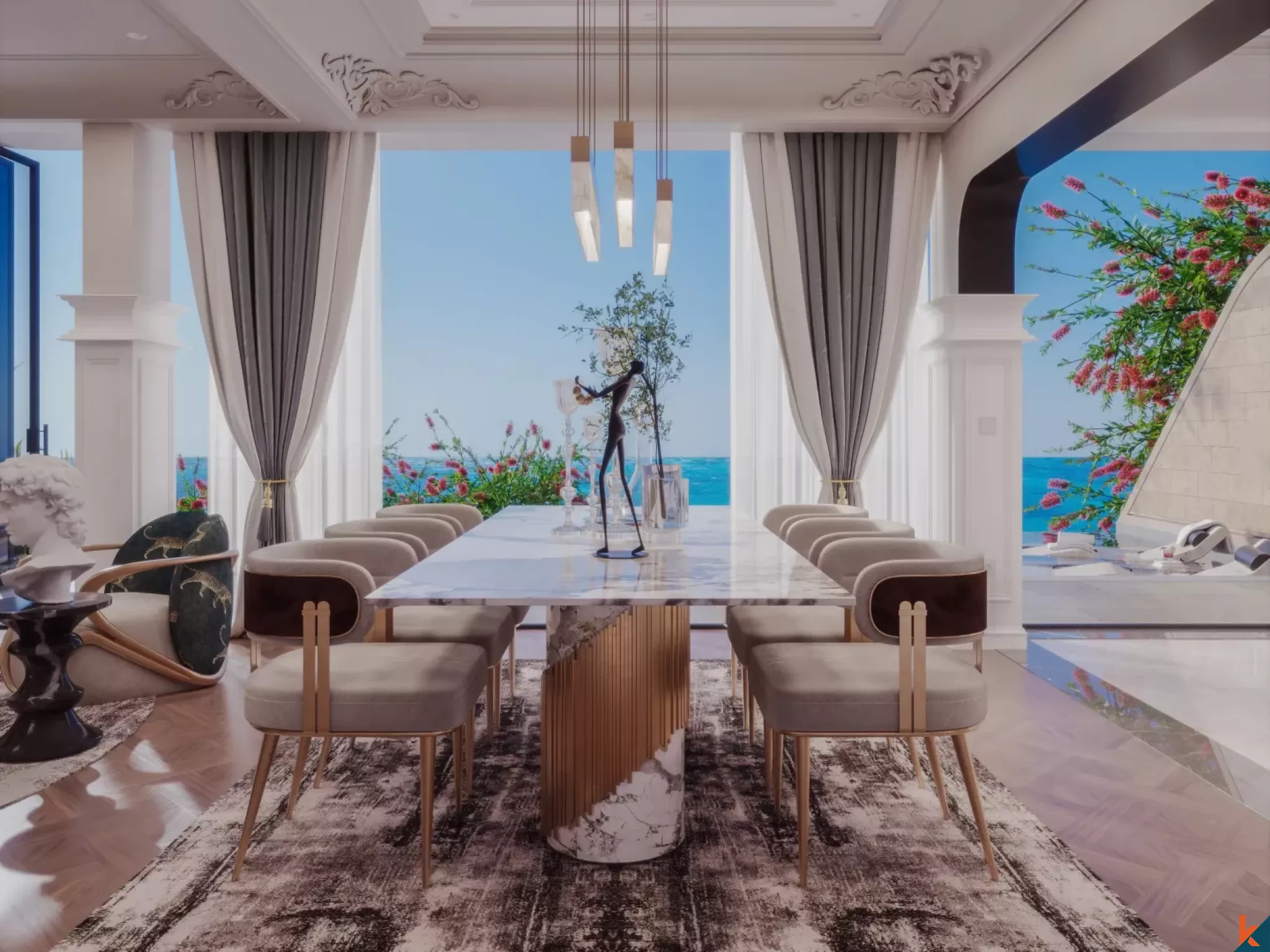 Two Bedroom Offplan Cliffside Villa for Lease with Unobstructed Ocean View in Uluwatu