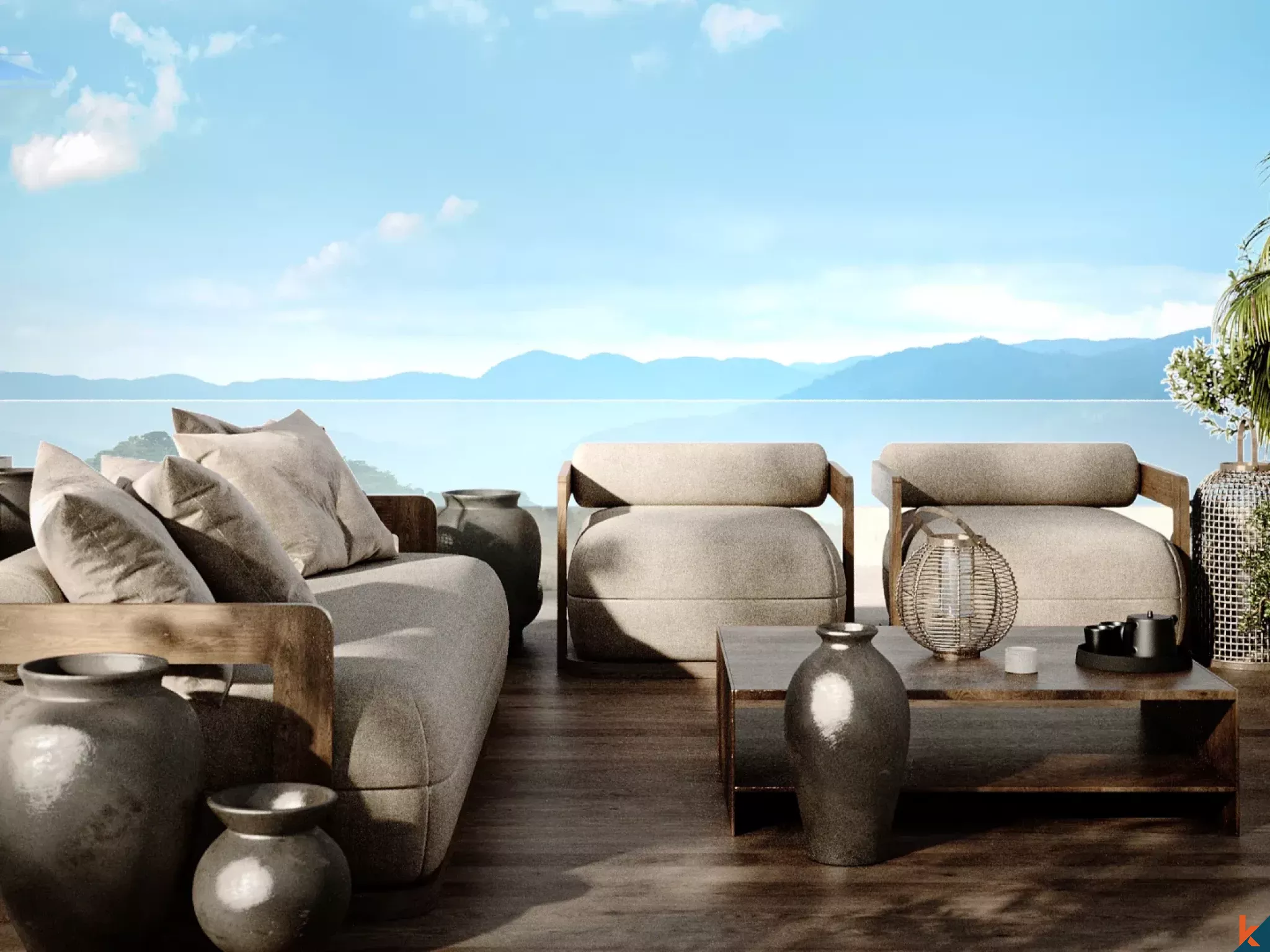 Two Bedroom Offplan Cliffside Villa for Lease with Unobstructed Ocean View in Uluwatu