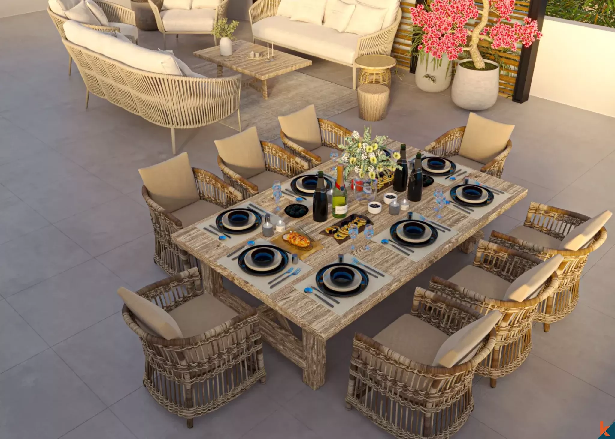 Three Bedroom Offplan Cliffside Villa for Lease with Unobstructed Ocean View in Uluwatu