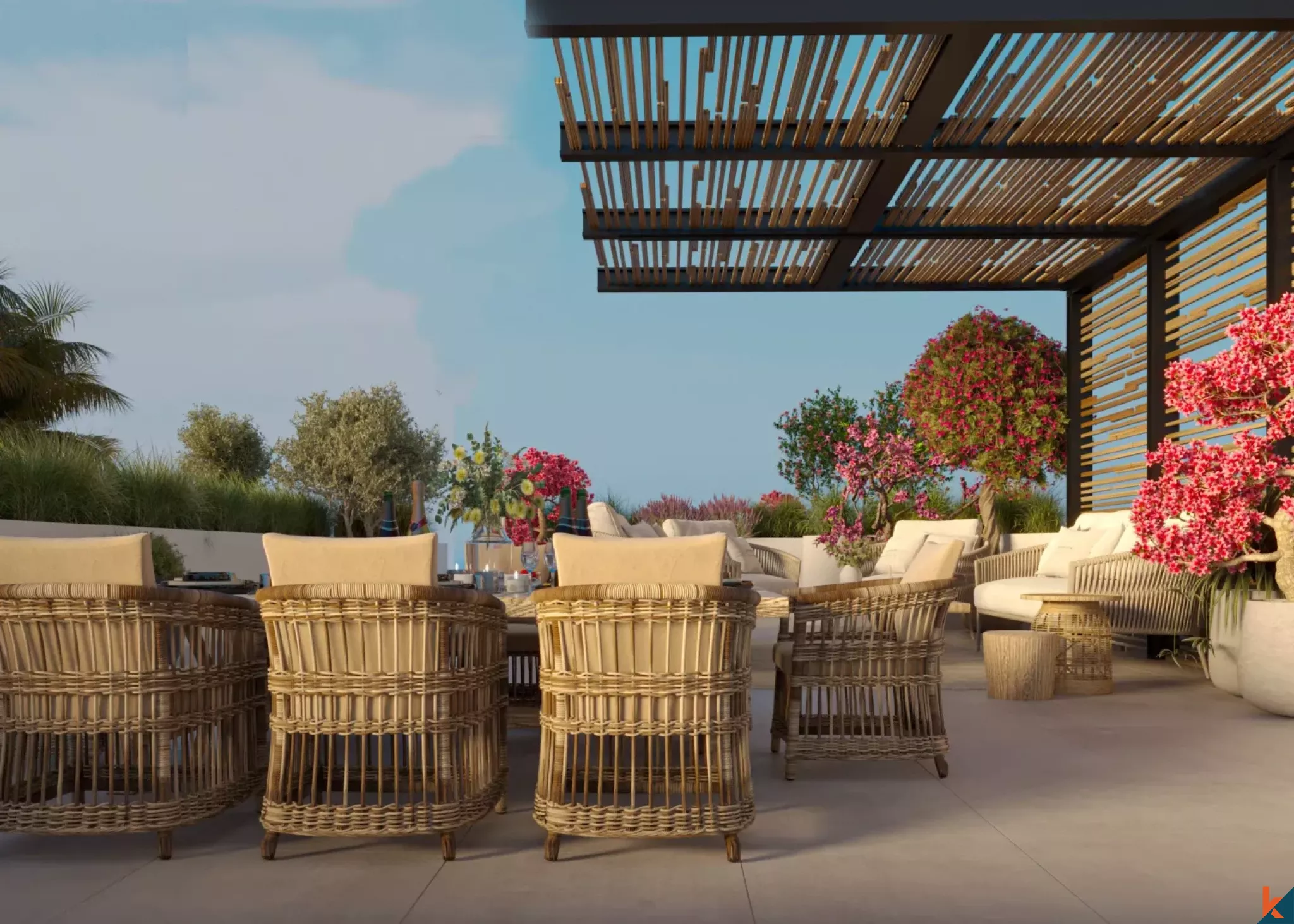 Three Bedroom Offplan Cliffside Villa for Lease with Unobstructed Ocean View in Uluwatu