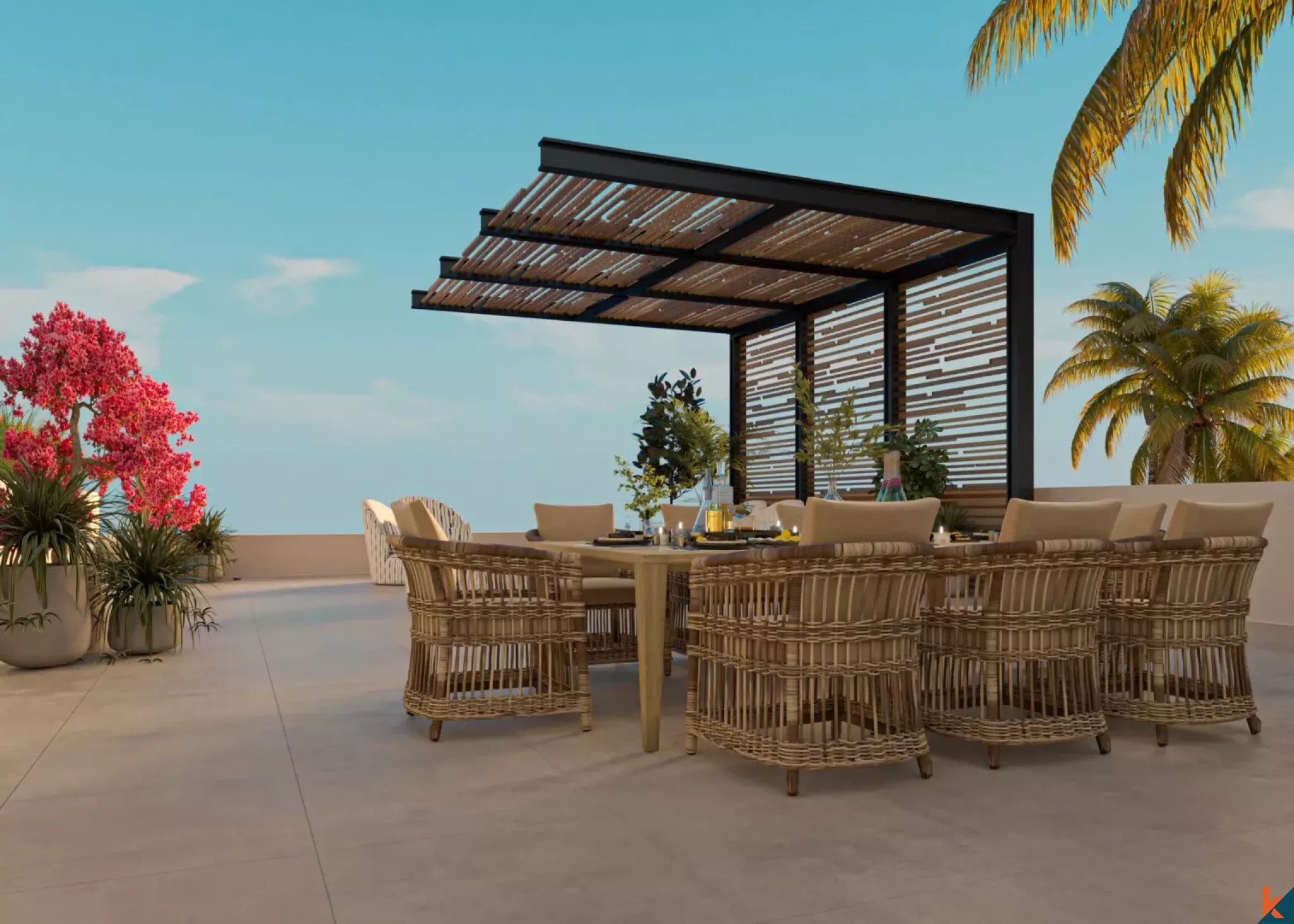 Three Bedroom Offplan Cliffside Villa for Lease with Unobstructed Ocean View in Uluwatu