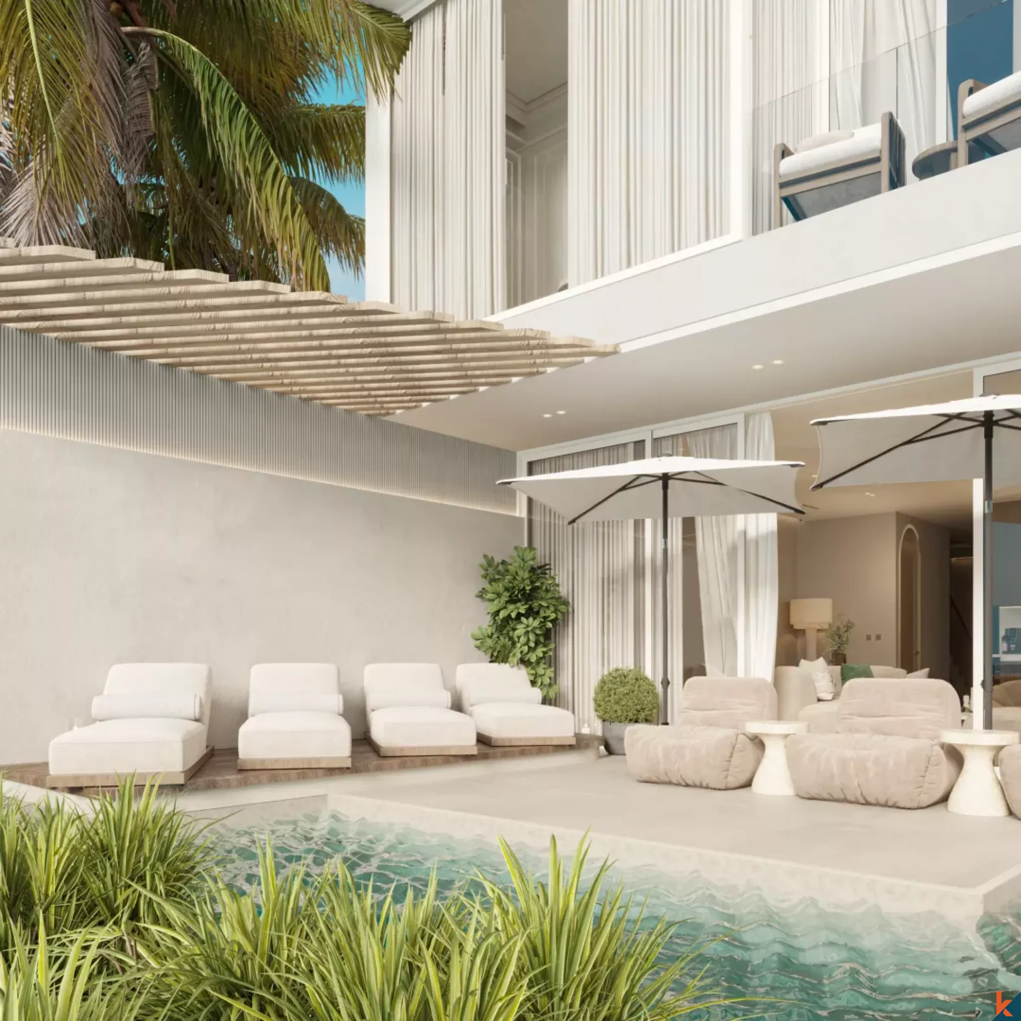 Three Bedroom Offplan Cliffside Villa for Lease with Unobstructed Ocean View in Uluwatu