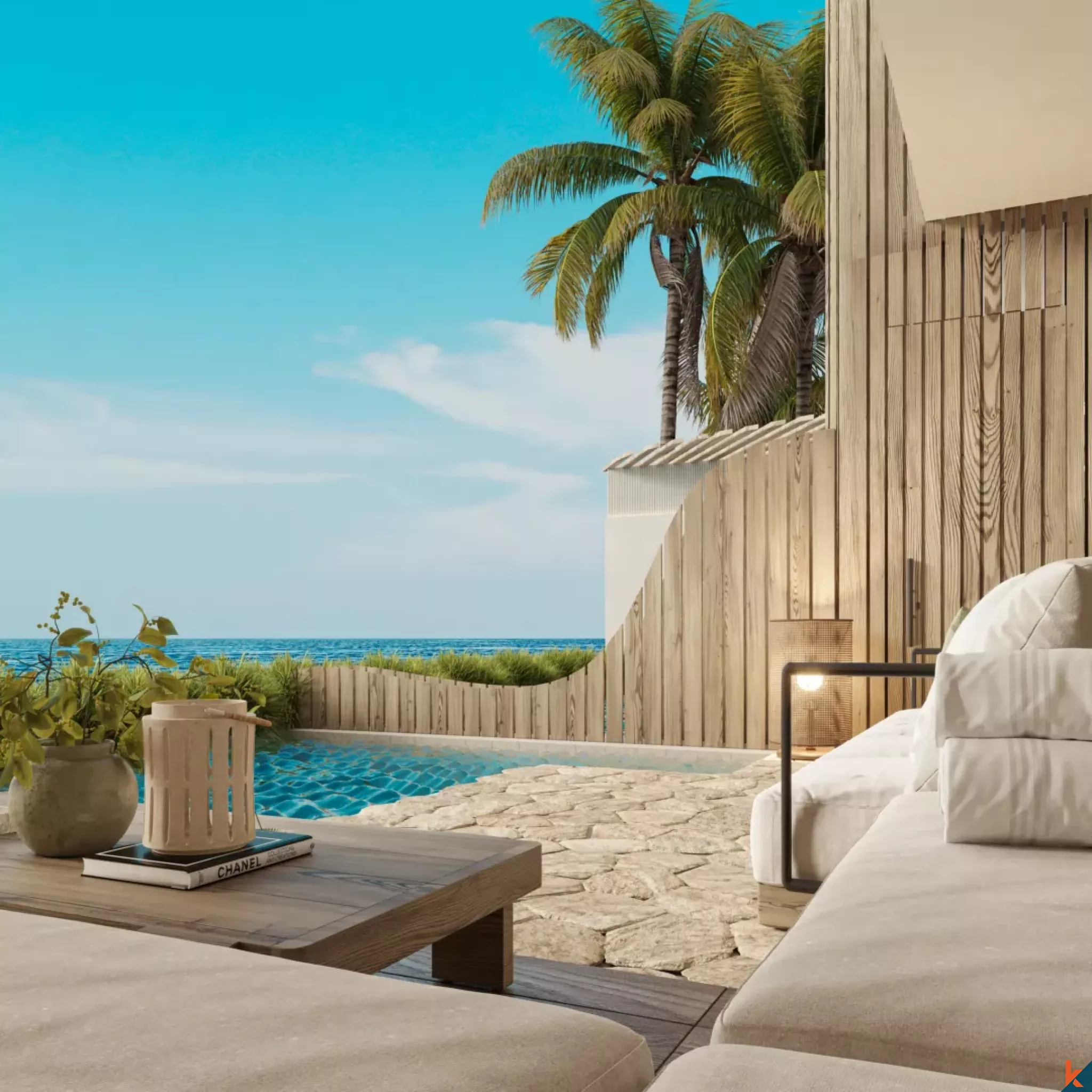 Three Bedroom Offplan Cliffside Villa for Lease with Unobstructed Ocean View in Uluwatu