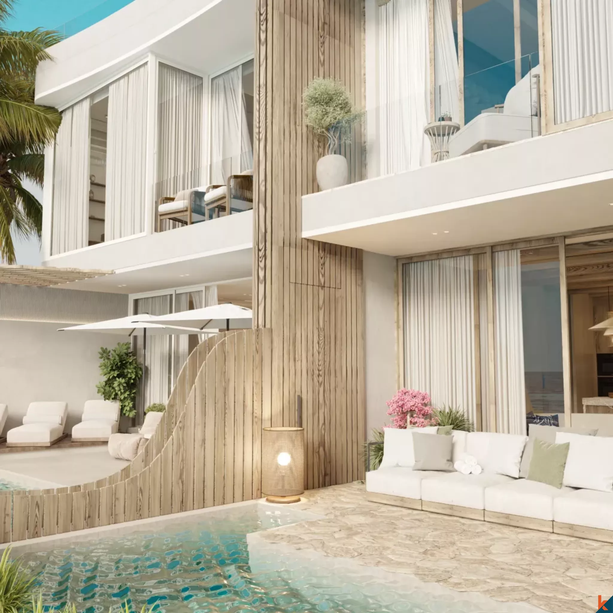 Three Bedroom Offplan Cliffside Villa for Lease with Unobstructed Ocean View in Uluwatu