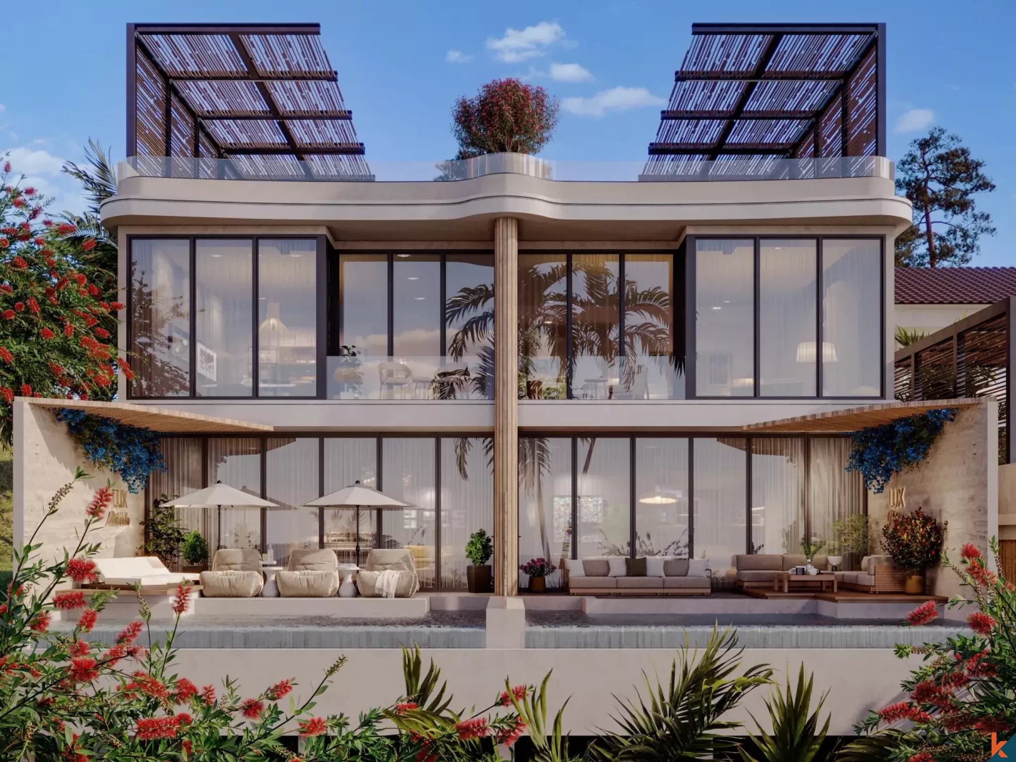 Three Bedroom Offplan Cliffside Villa for Lease with Unobstructed Ocean View in Uluwatu