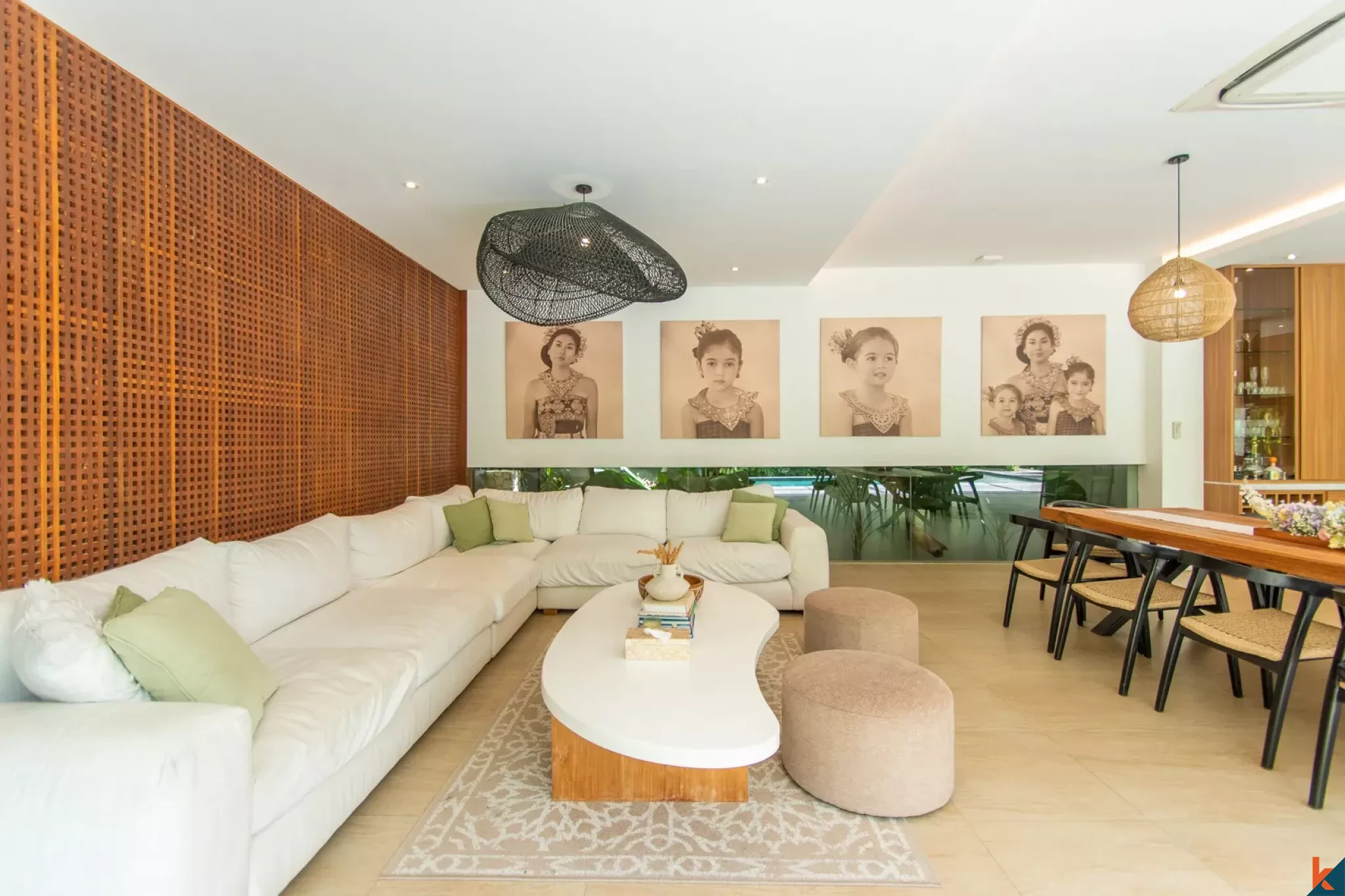 Four bedroom designer real estate for sale in Berawa