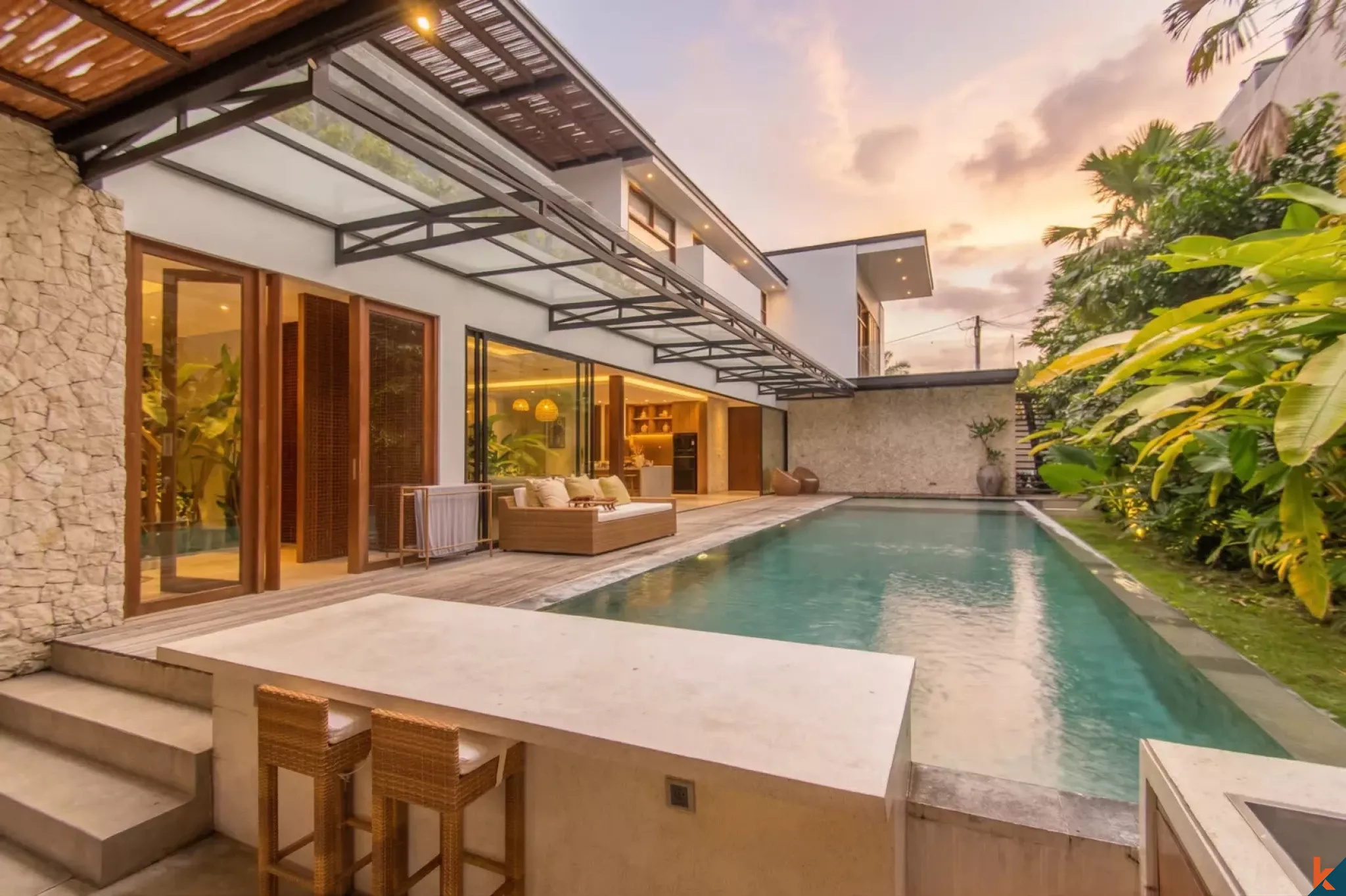 Four bedroom designer real estate for sale in Berawa