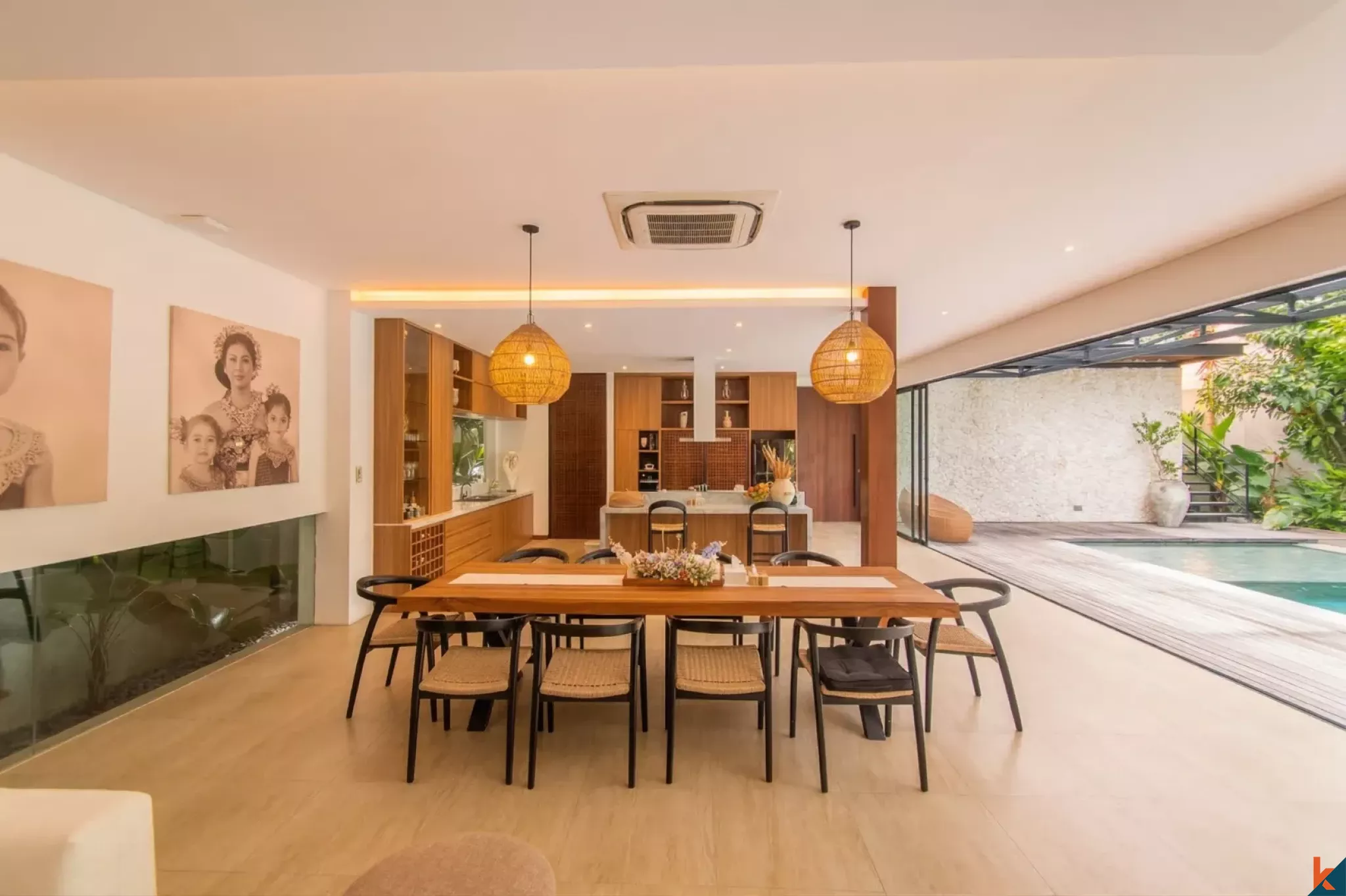 Four bedroom designer real estate for sale in Berawa