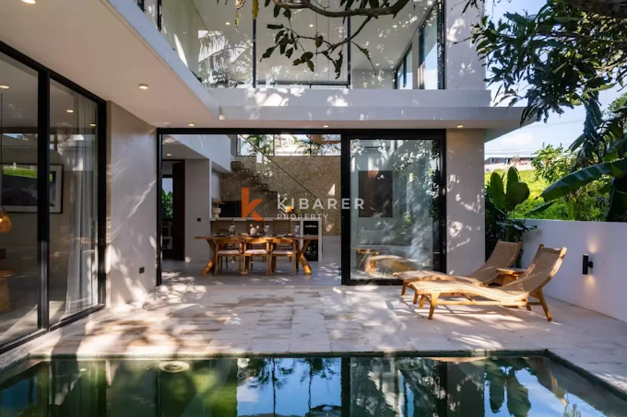 Jungle and River View Three Bedroom Villa in Tumbak Bayuh