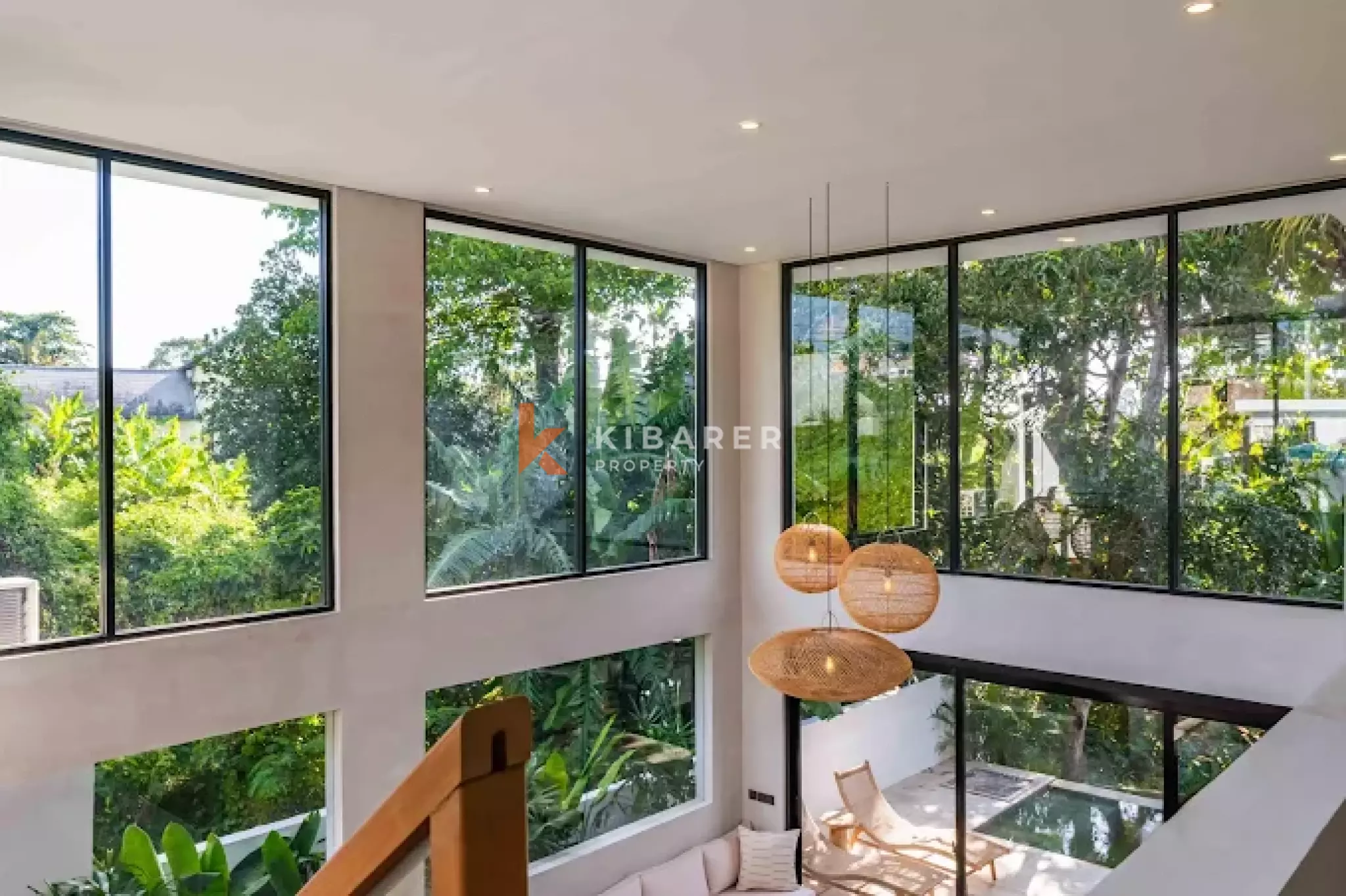 Jungle and River View Three Bedroom Villa in Tumbak Bayuh