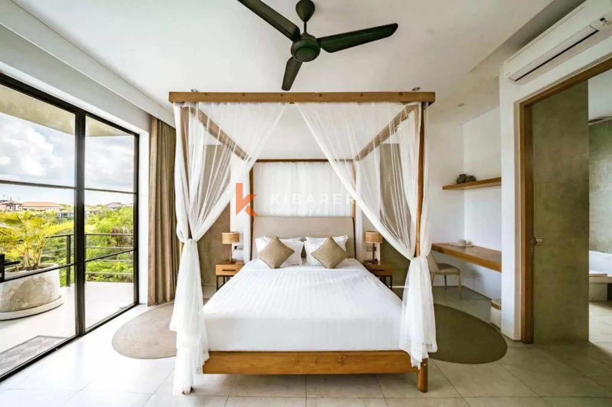 Luxury Three Bedroom Villa Hilltop Sea Views In Bingin