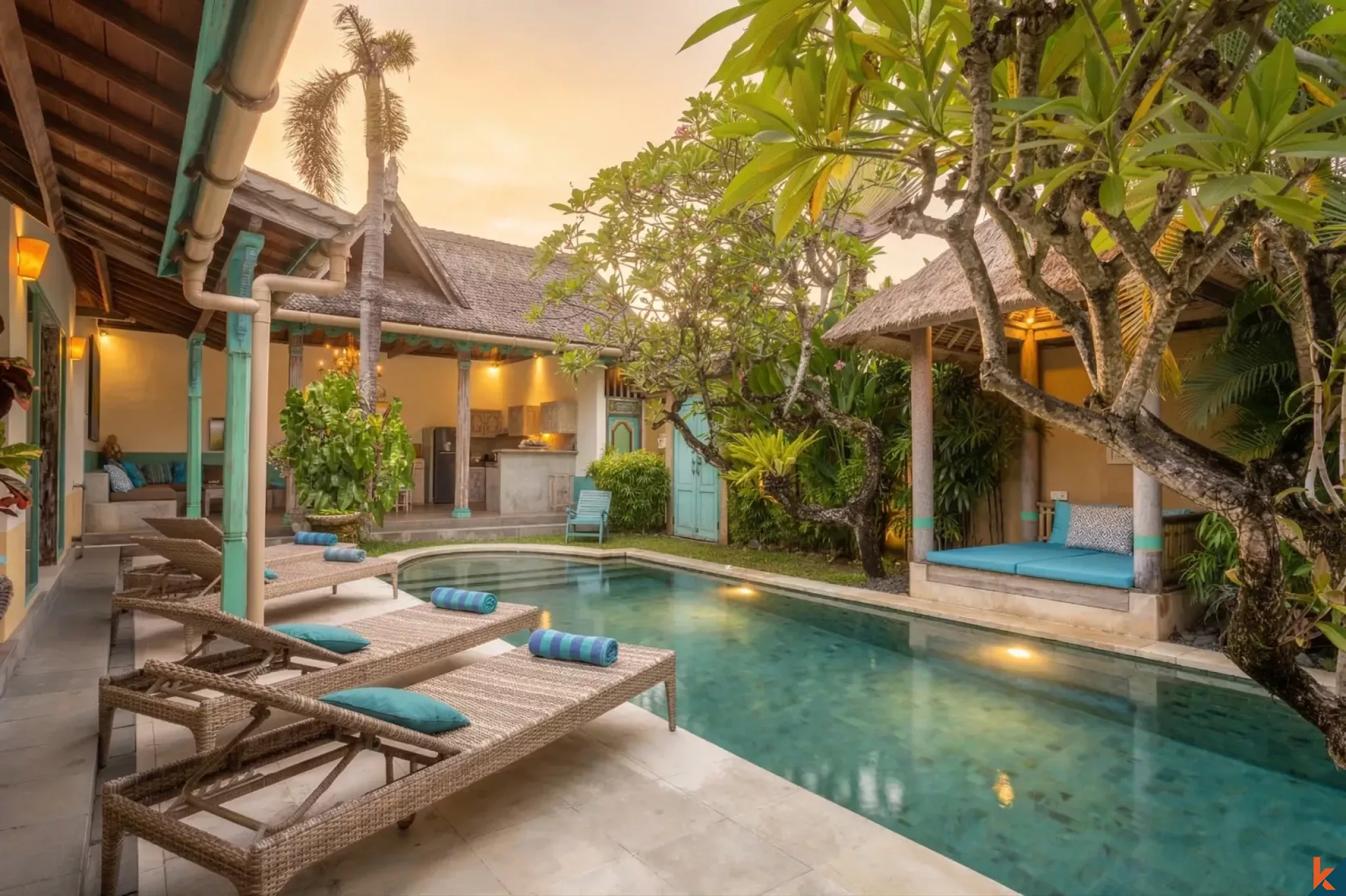 Charming Balinese Three Bedroom Villa for Lease in Central Drupadi