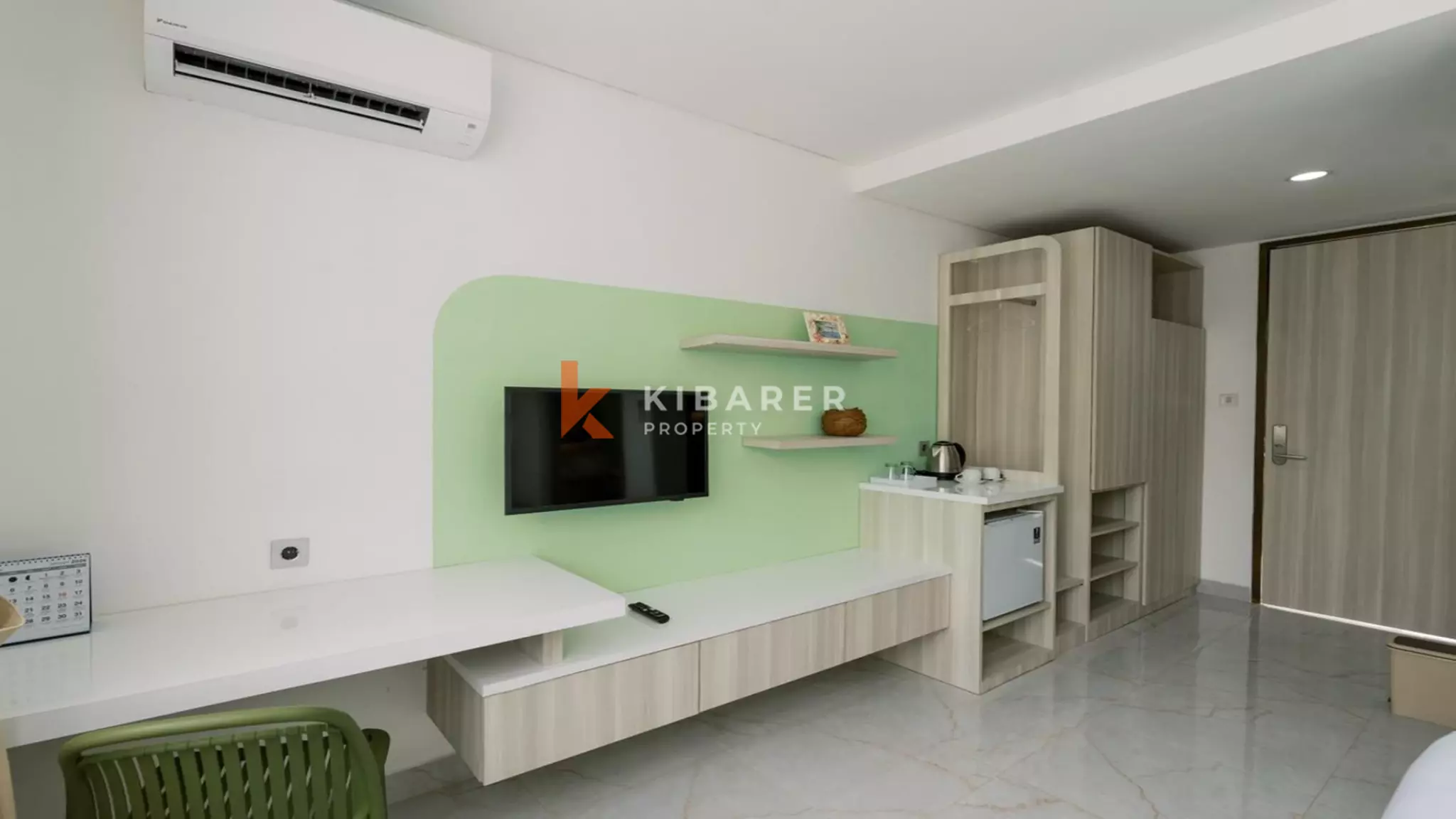 Modern Two-Bedroom Furnished Villa with Shared Pool in Denpasar