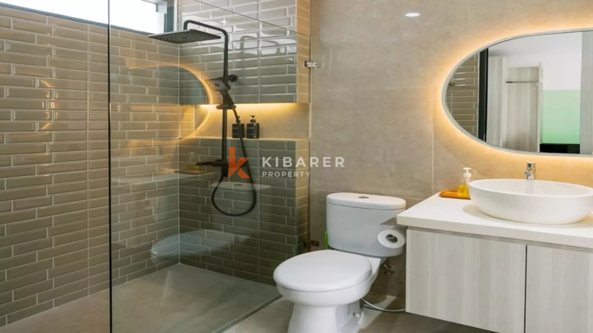 Modern Two-Bedroom Furnished Villa with Shared Pool in Denpasar