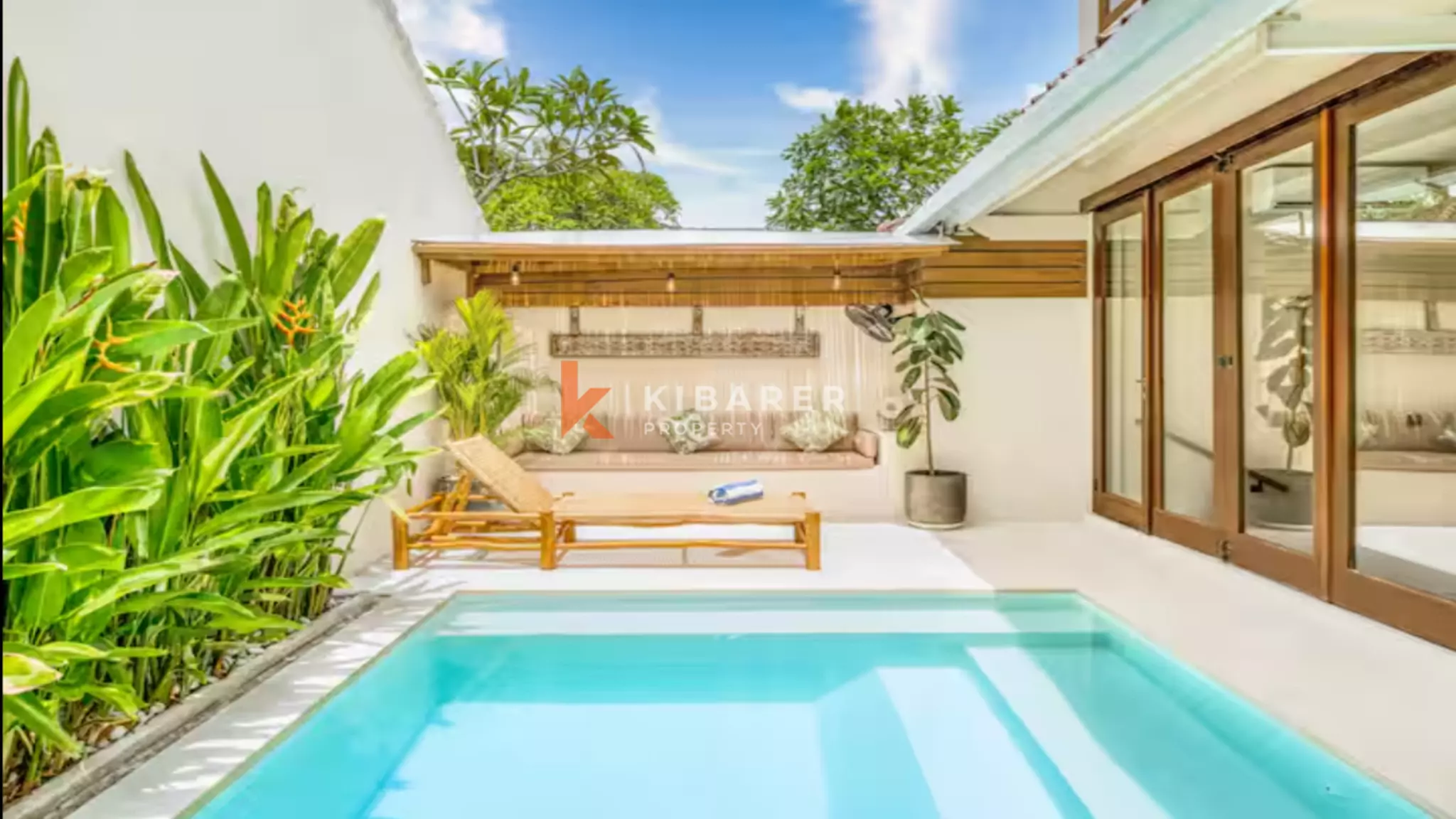 Elegant Tropical Three-Bedroom Pool Villa Located in Seminyak