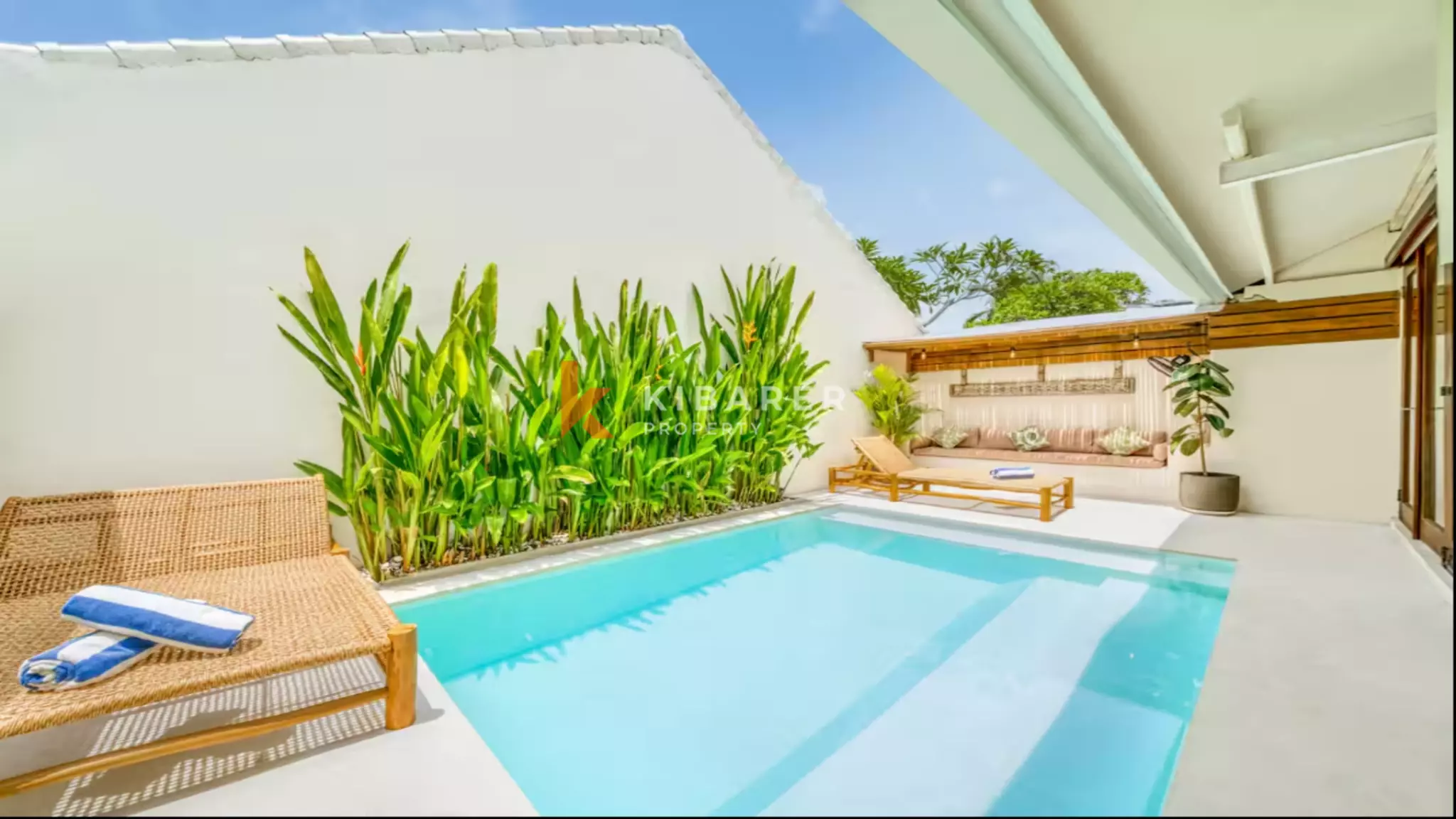 Elegant Tropical Three-Bedroom Pool Villa Located in Seminyak