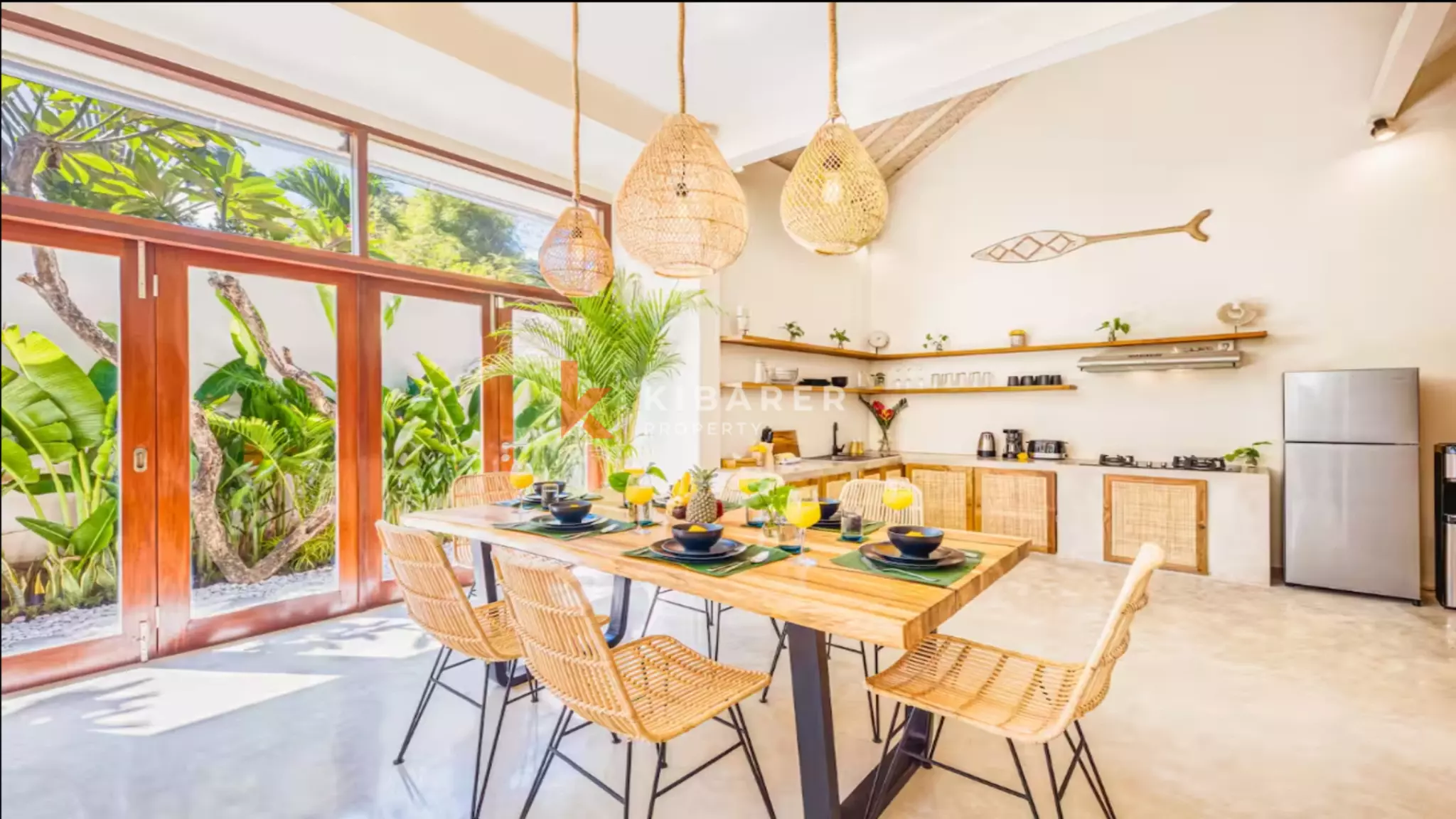 Elegant Tropical Three-Bedroom Pool Villa Located in Seminyak