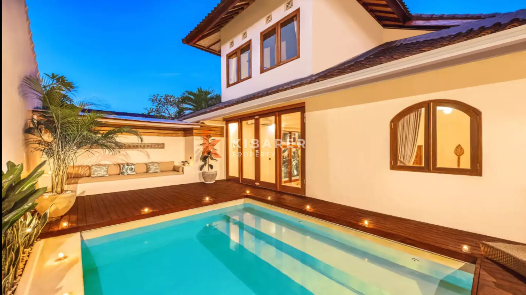 Elegant Tropical Three-Bedroom Pool Villa Located in Seminyak