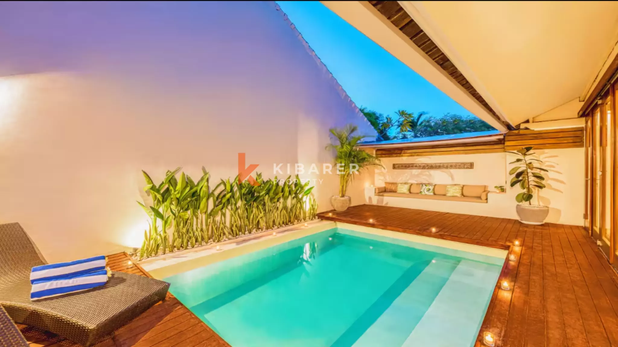Elegant Tropical Three-Bedroom Pool Villa Located in Seminyak