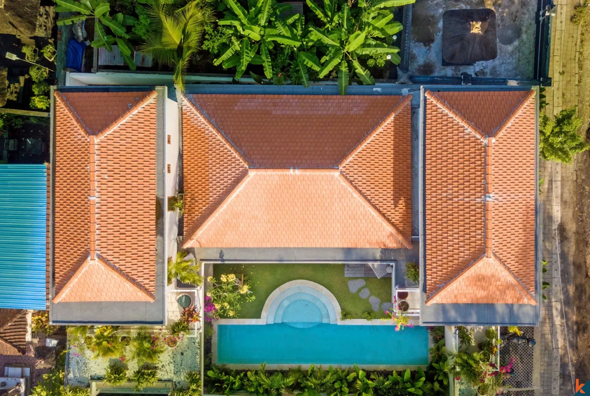 Beautiful four bedroom leasehold quality estate in Babakan - Canggu