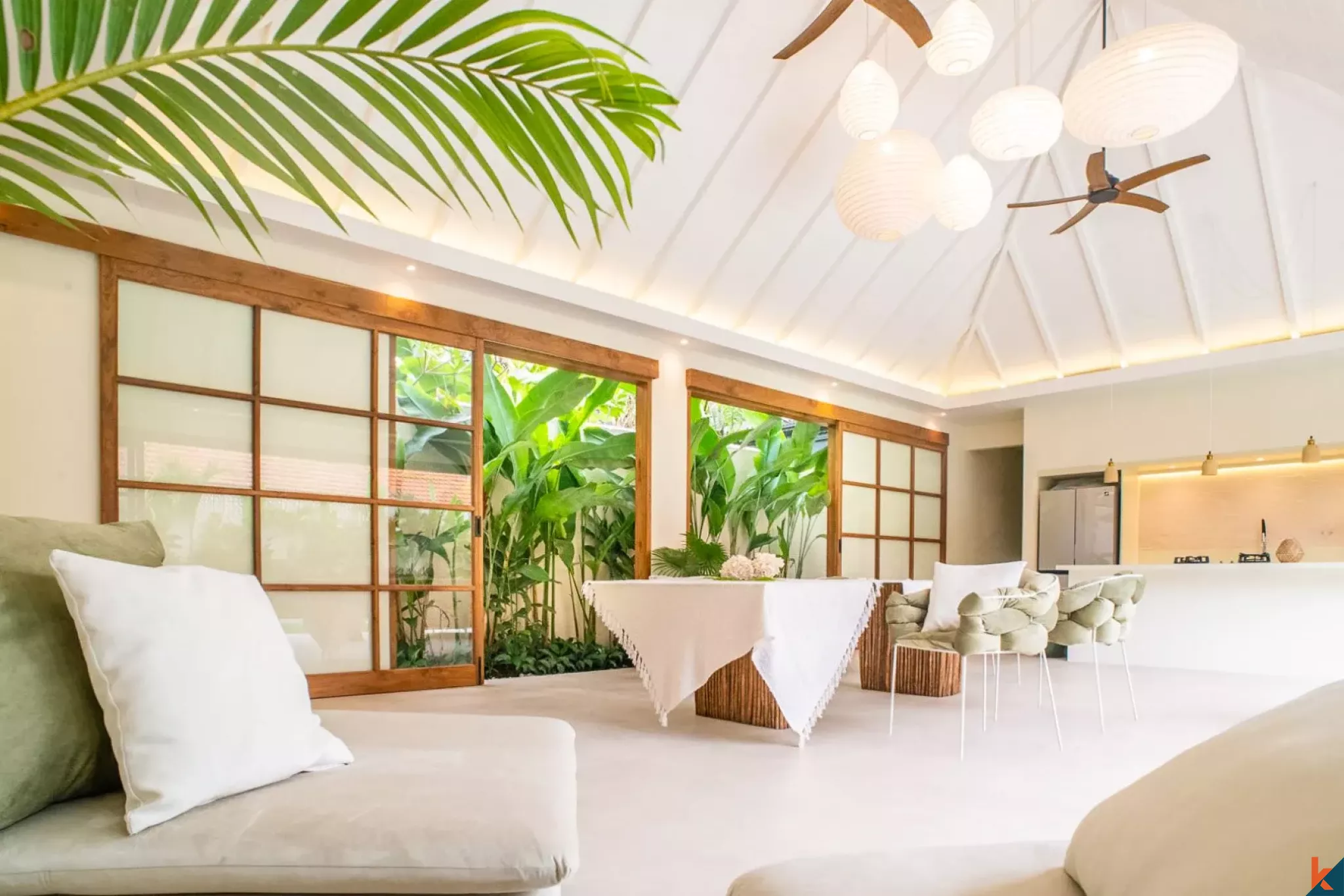 Beautiful four bedroom leasehold quality estate in Babakan - Canggu