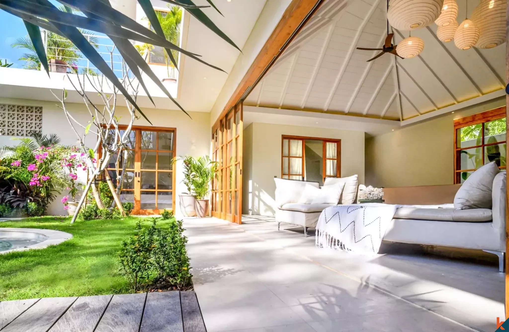 Beautiful four bedroom leasehold quality estate in Babakan - Canggu