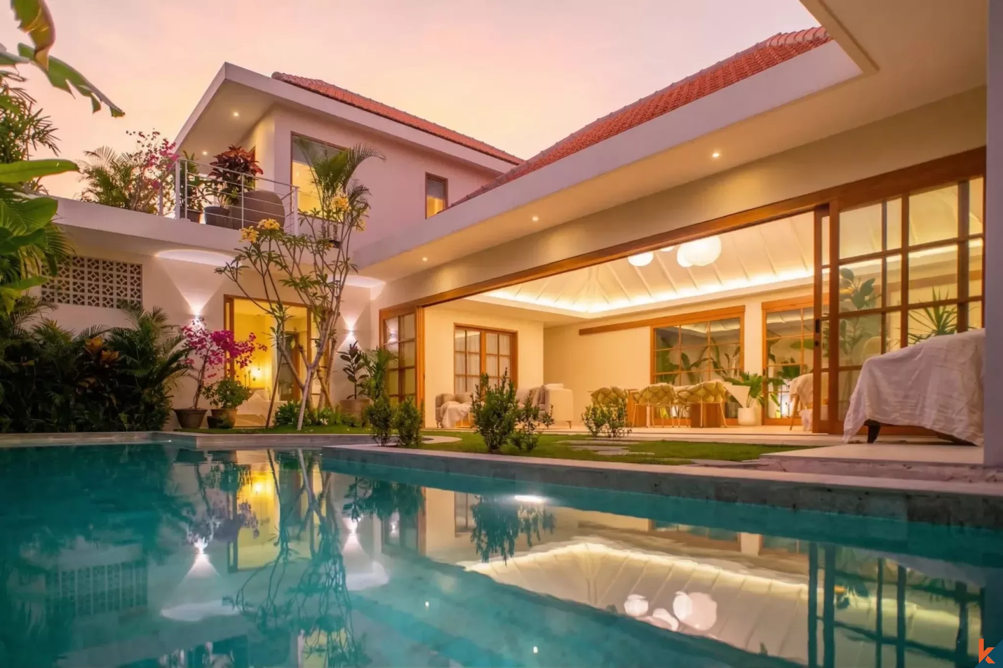 Beautiful four bedroom leasehold quality estate in Babakan - Canggu