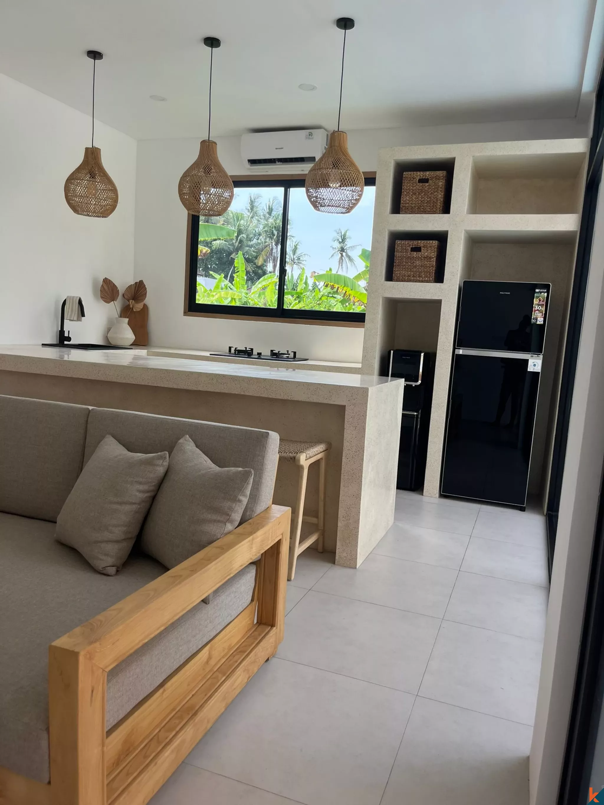 Serene 1-Bedroom Villa with Private Pool near Tanah Lot