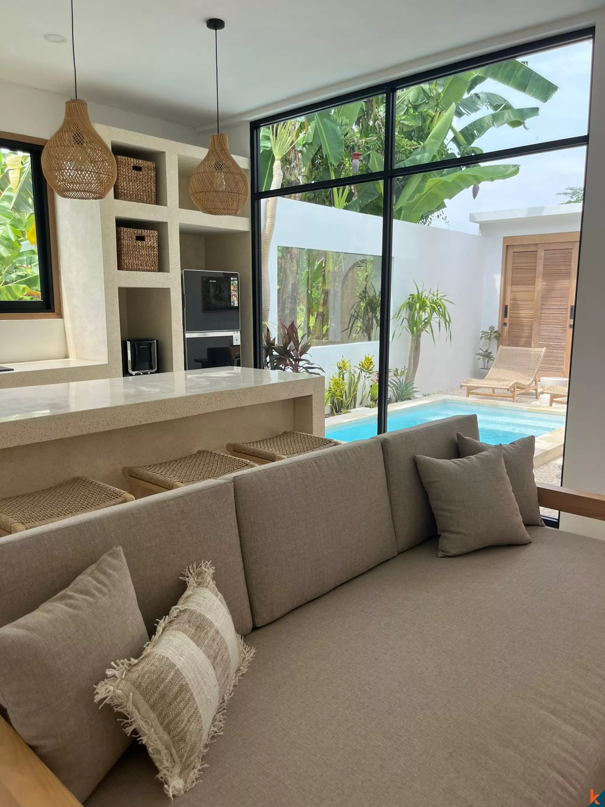 Serene 1-Bedroom Villa with Private Pool near Tanah Lot