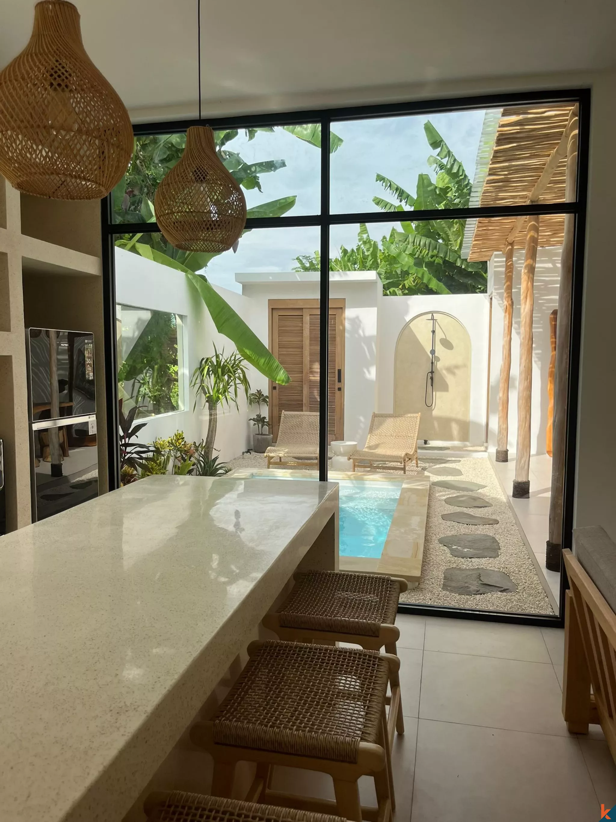 Serene 1-Bedroom Villa with Private Pool near Tanah Lot