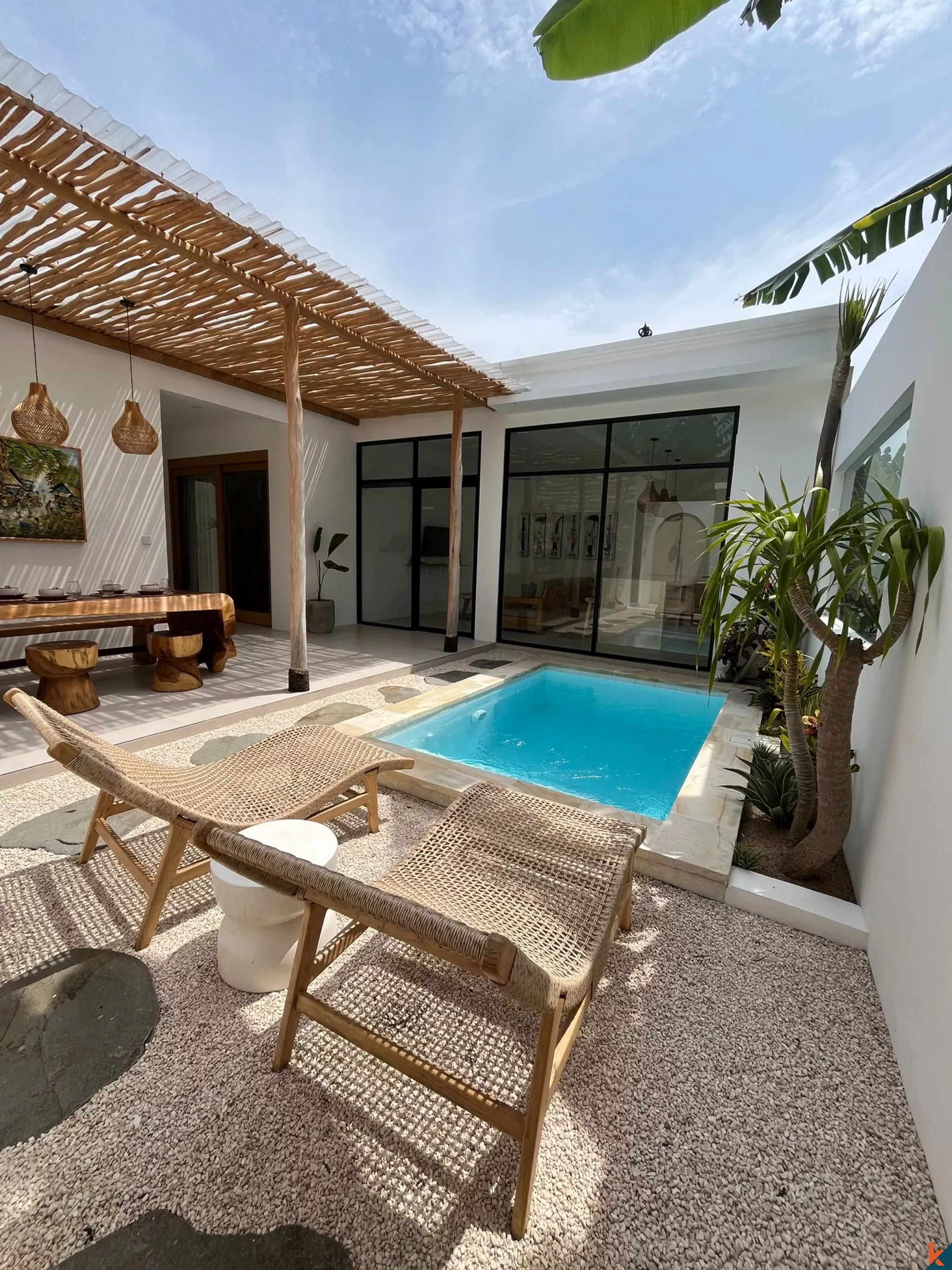 Serene 1-Bedroom Villa with Private Pool near Tanah Lot