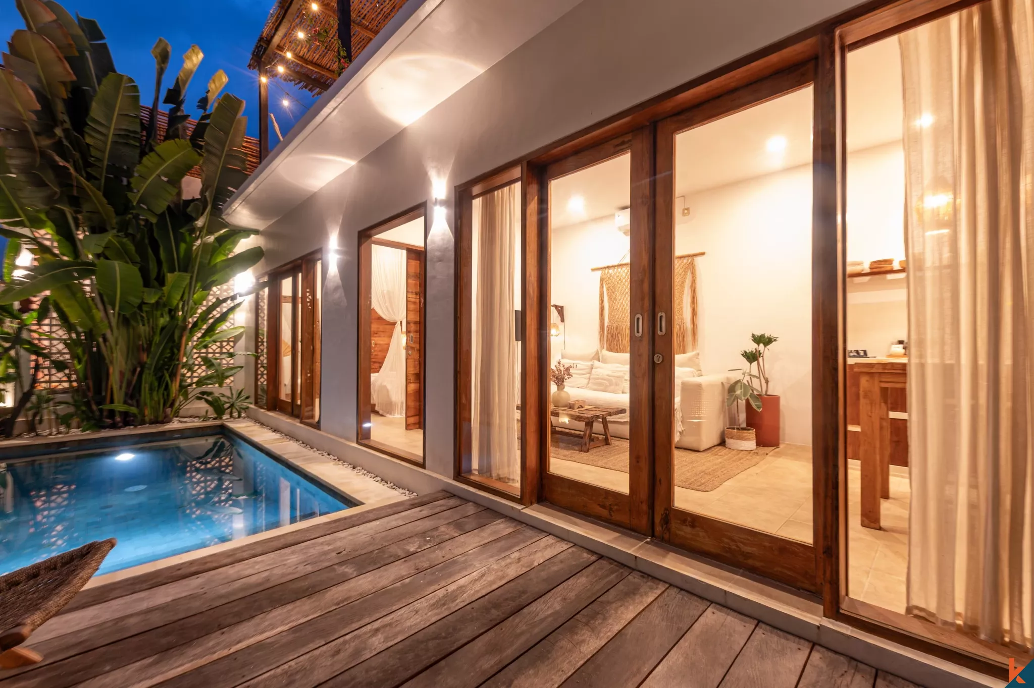 Modern Tropical Villa with Private Pool in Tiying Tutul