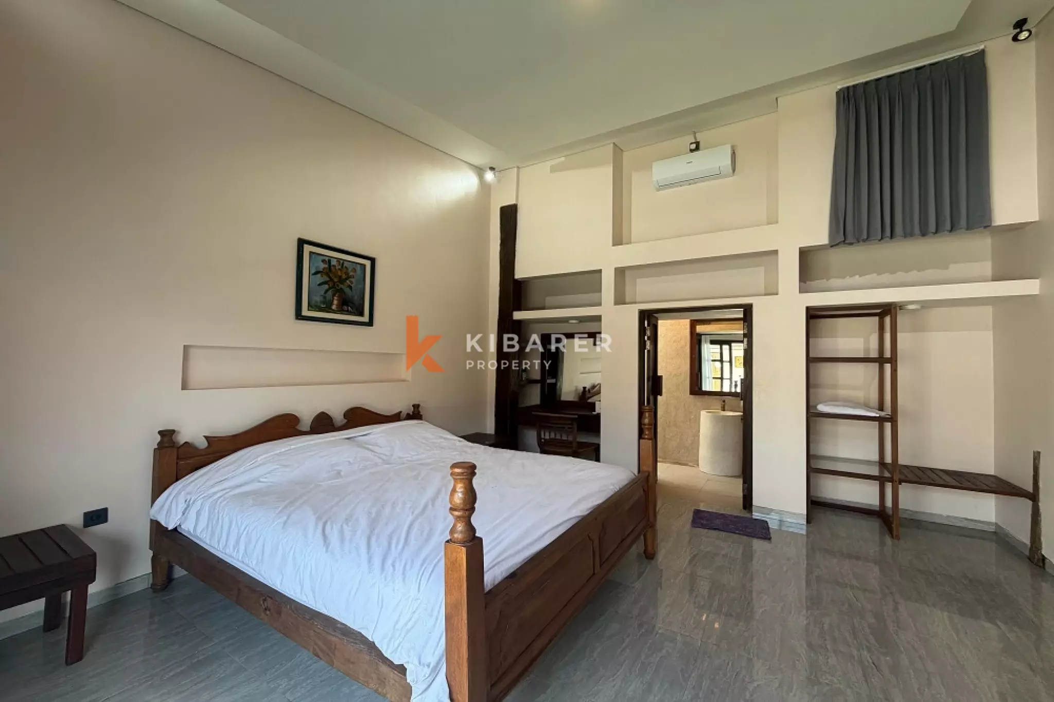 Minimalist Woody Two-Bedrooms Villa in Tanah Lot